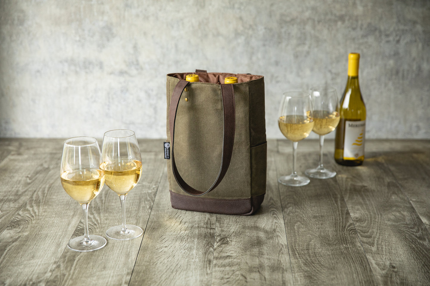 2 Bottle Insulated Wine Cooler Bag