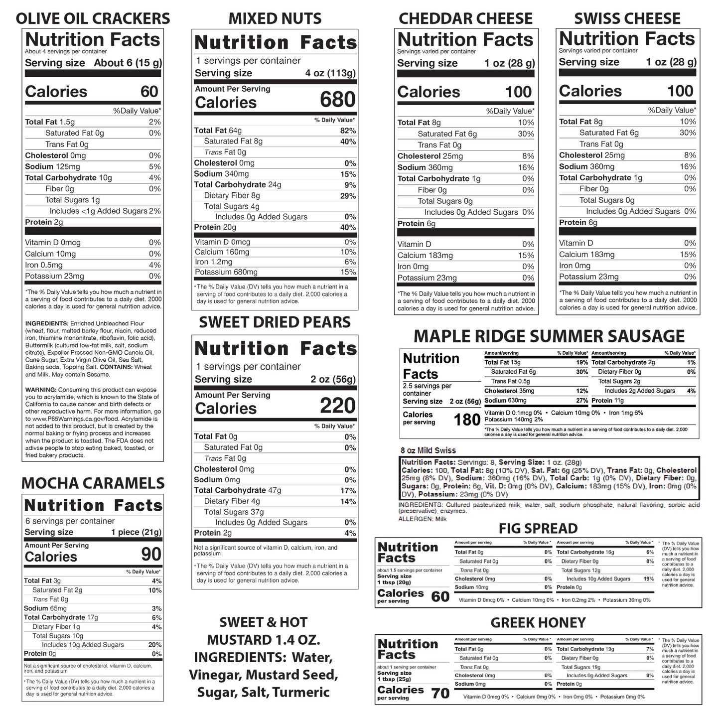 Pico Lunch Basket with Gourmet Gift Pack