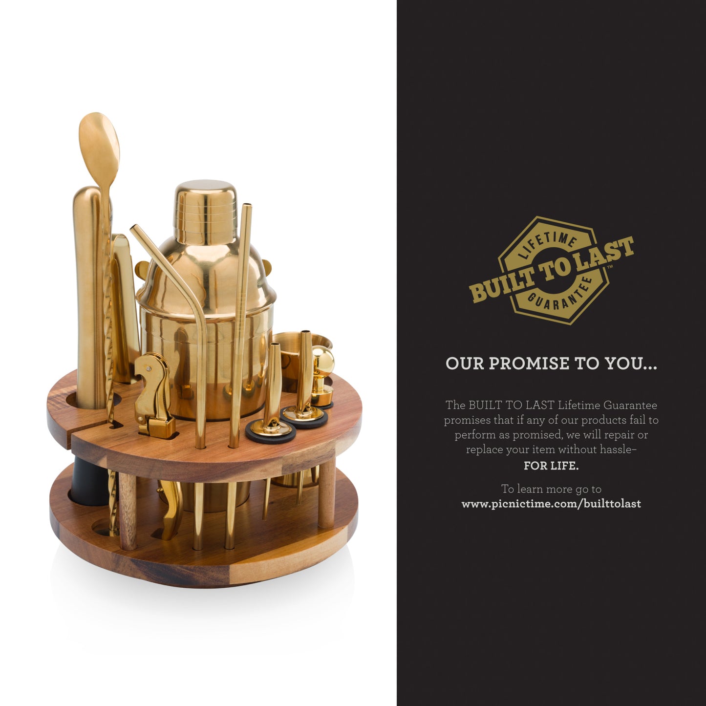 Carousel Lazy Susan Bar Set