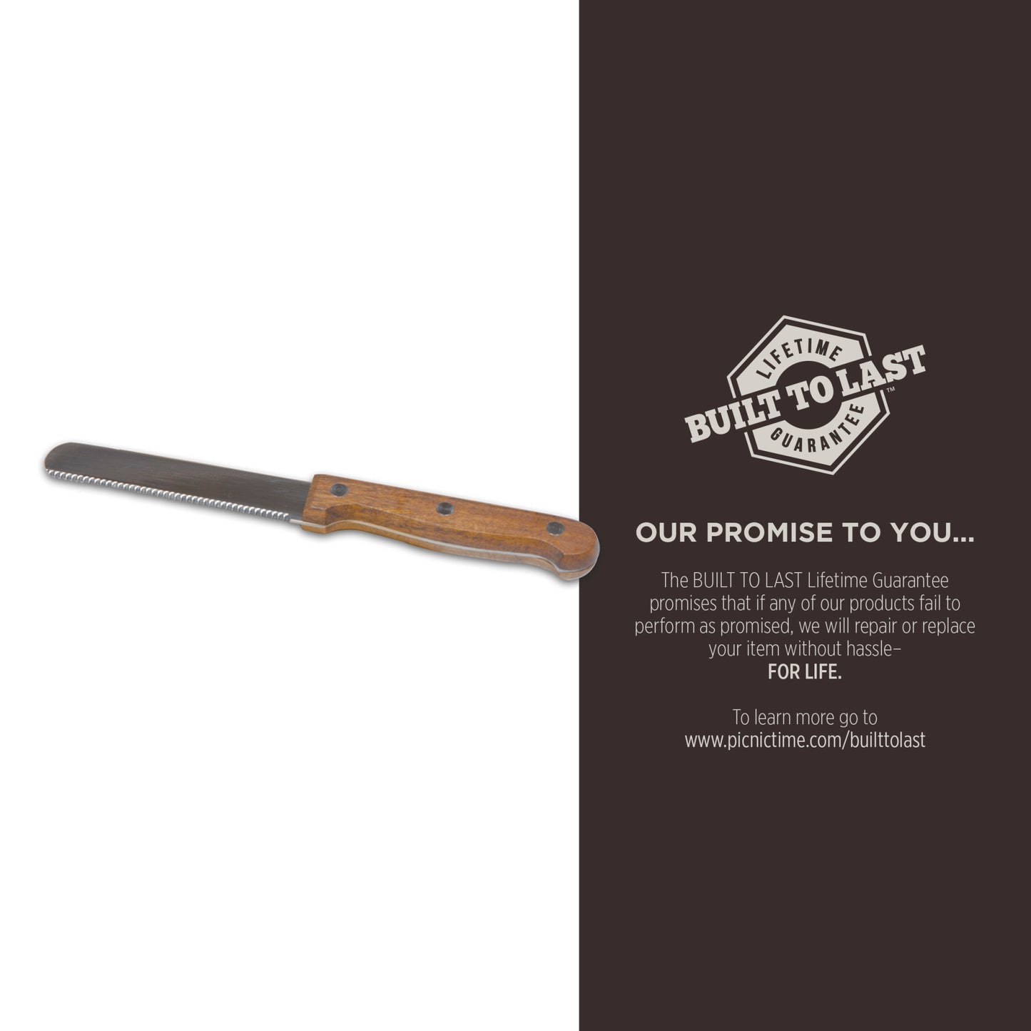 Cheese Knife - Acacia W/ Steel Rivets