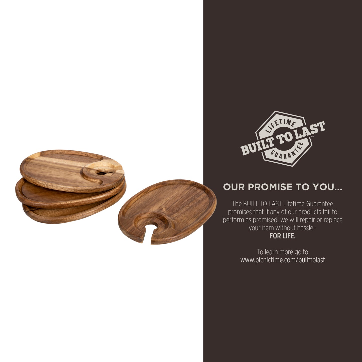 Personalized Wine Appetizer Plate Set Of 4