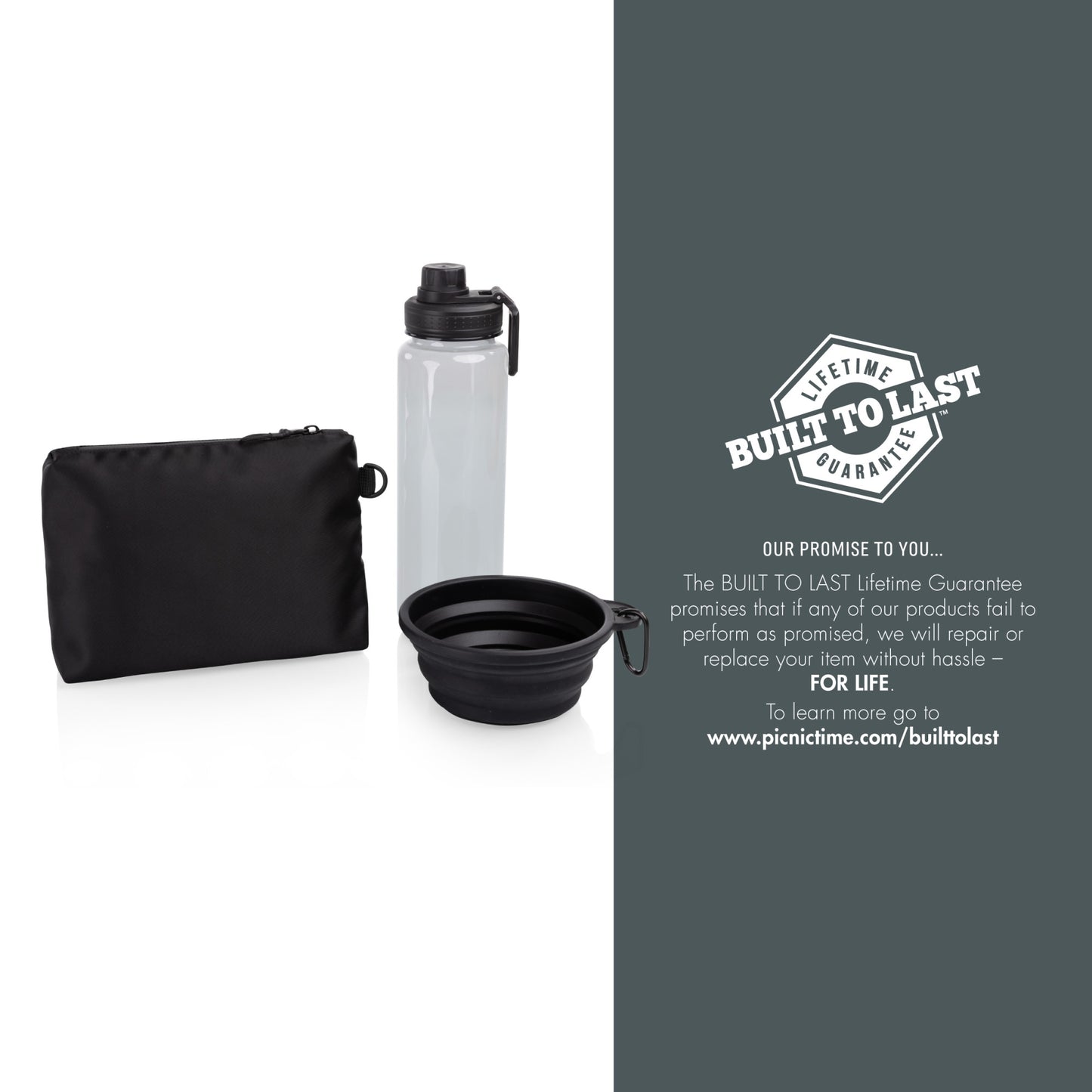 Tarana Dog Travel Kit - Carbon Black