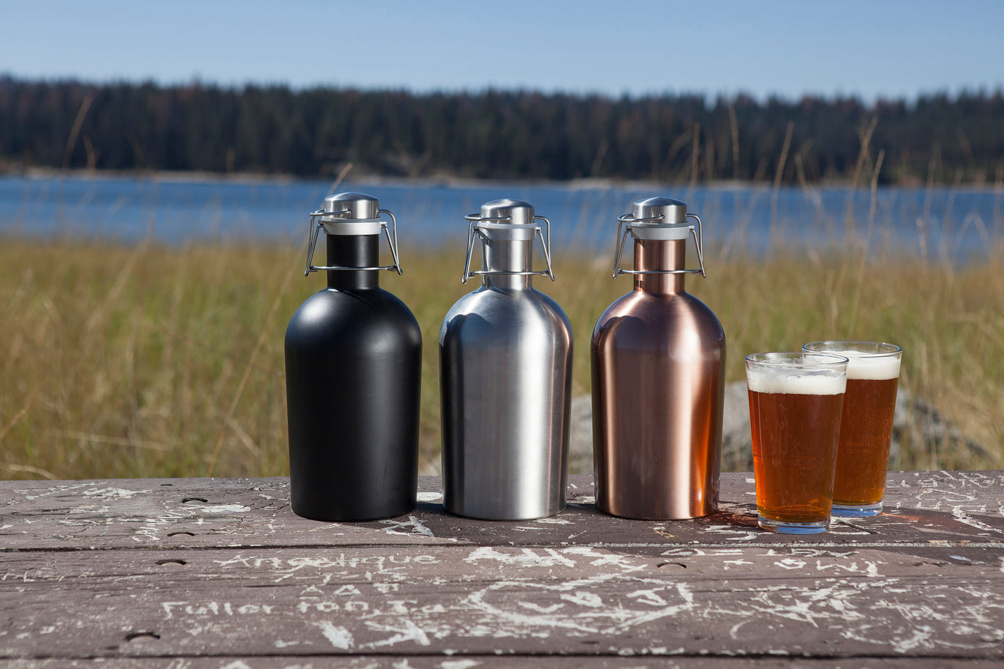 Stainless Steel 64 oz. Growler
