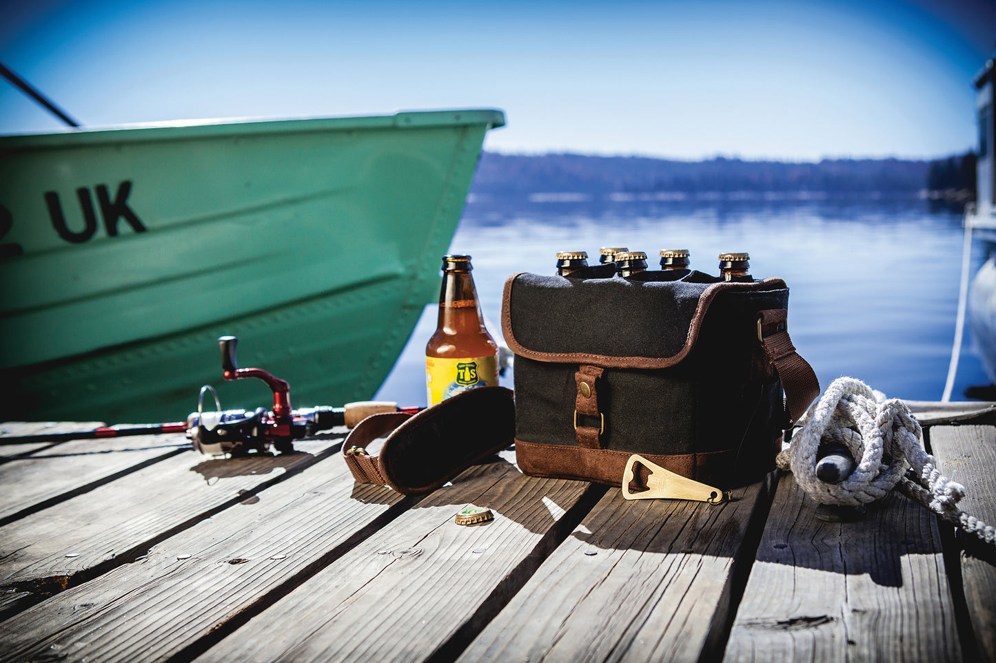 Beer Caddy Cooler Tote with Opener