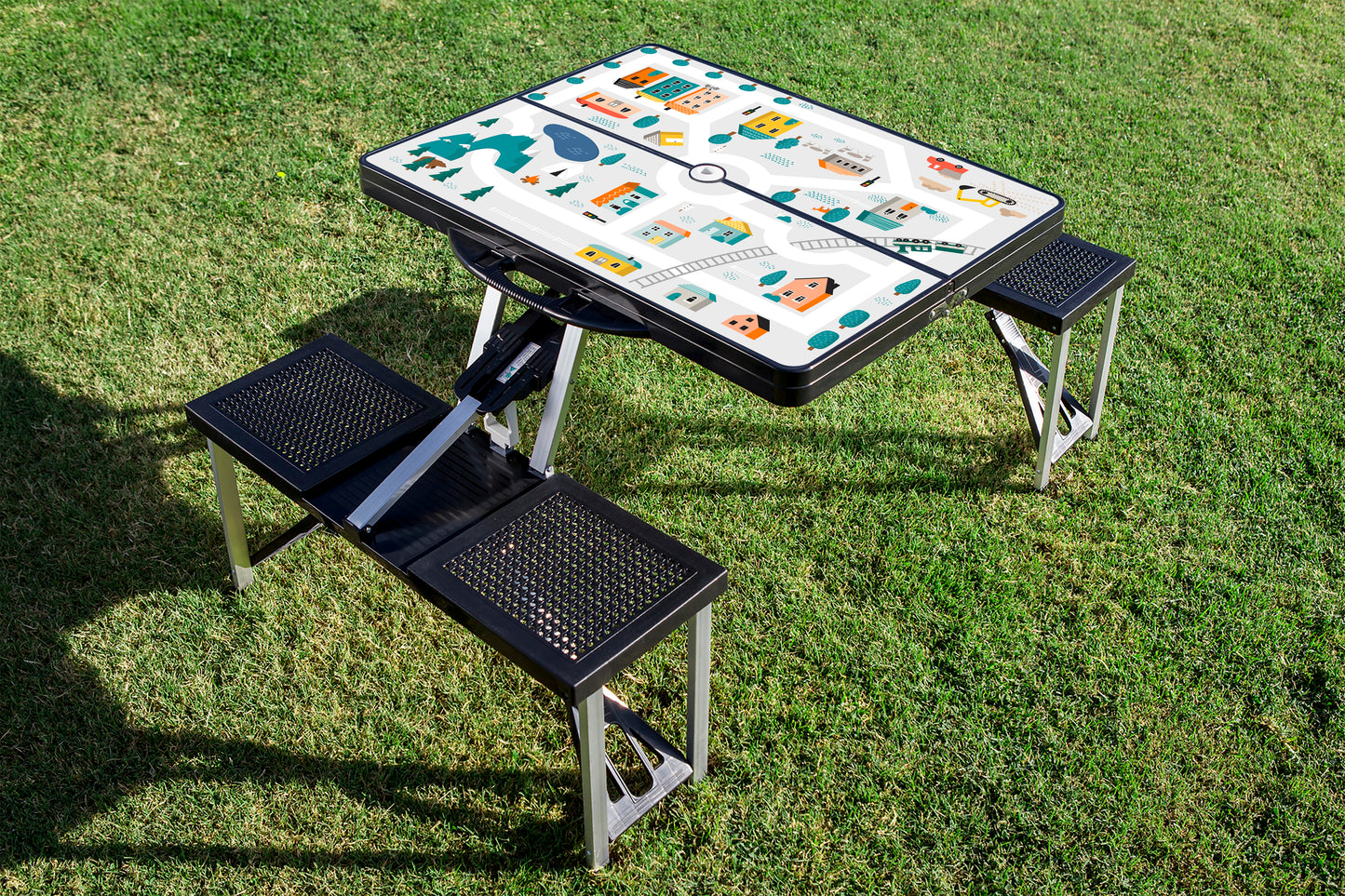 Play Town Picnic Table - Black
