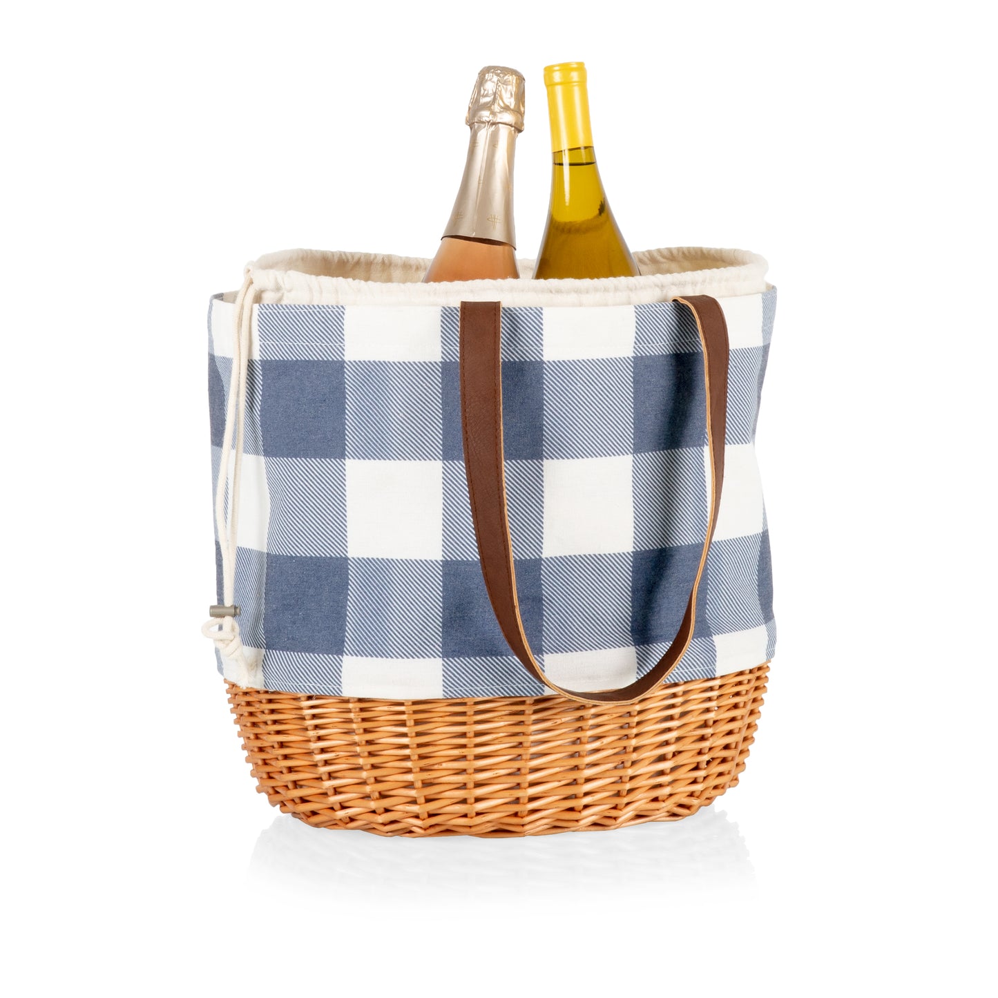 Coronado Canvas and Willow Basket Tote
