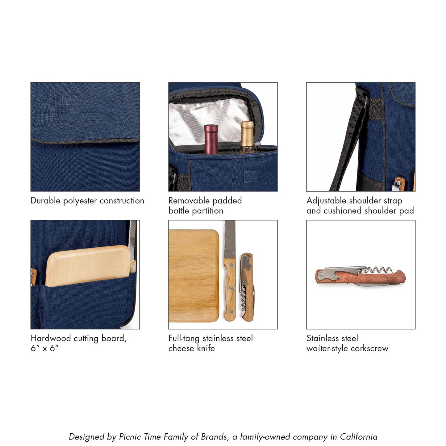 Duet Wine & Cheese Tote