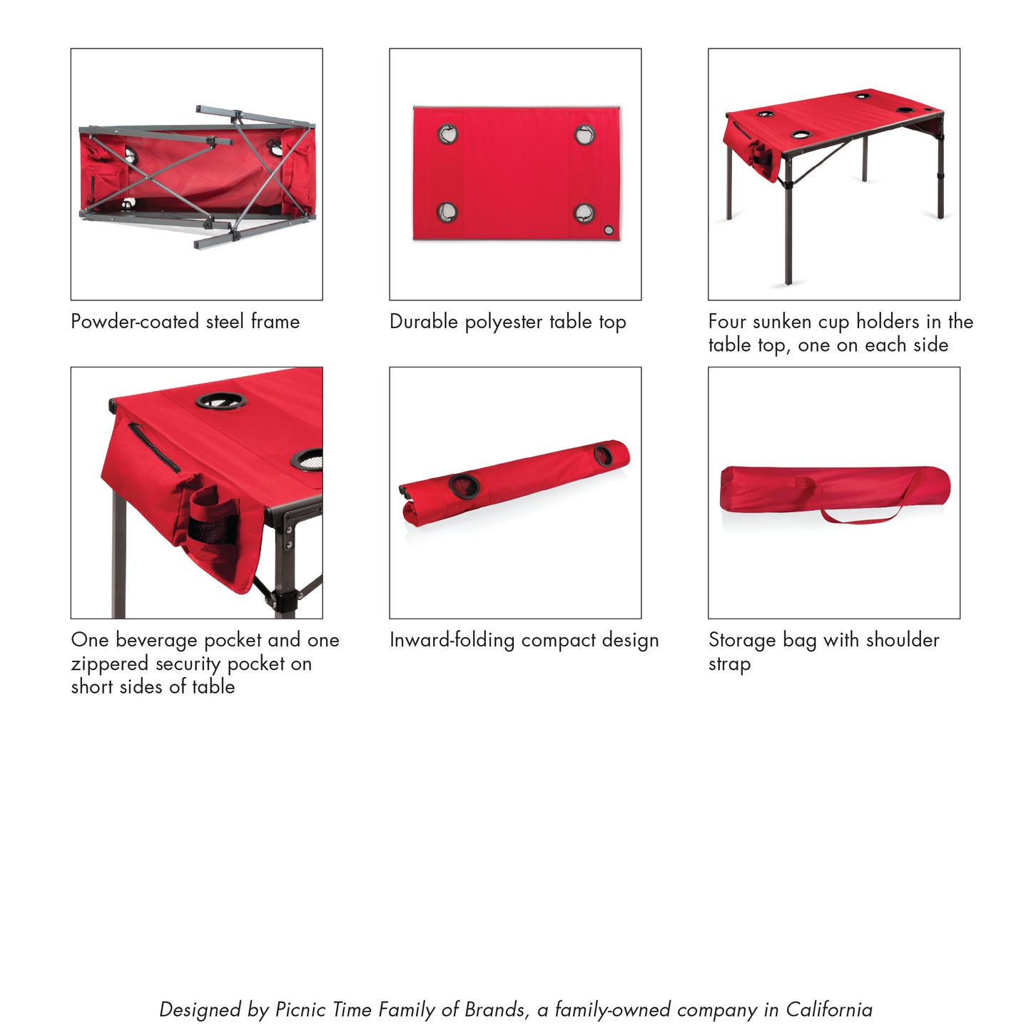 Travel Table Portable Folding Table