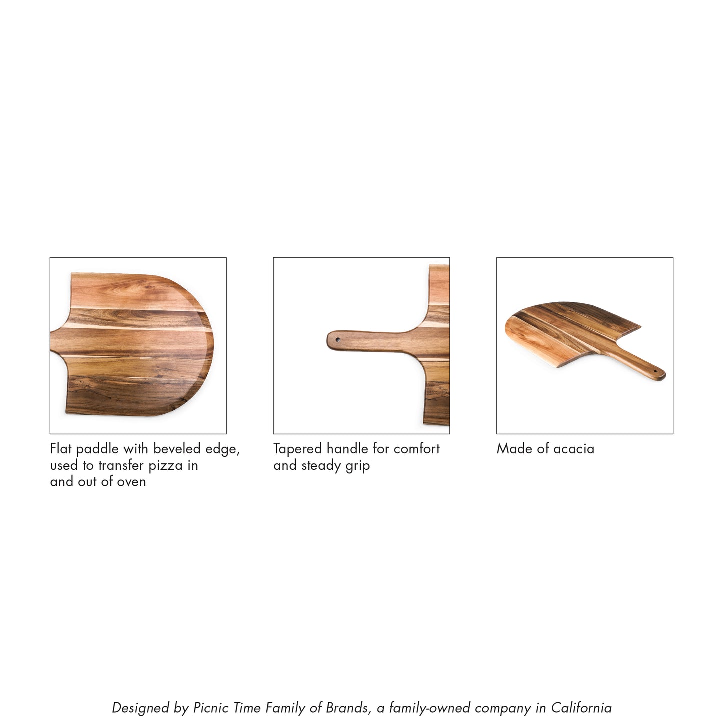 Acacia Pizza Peel Serving Paddle