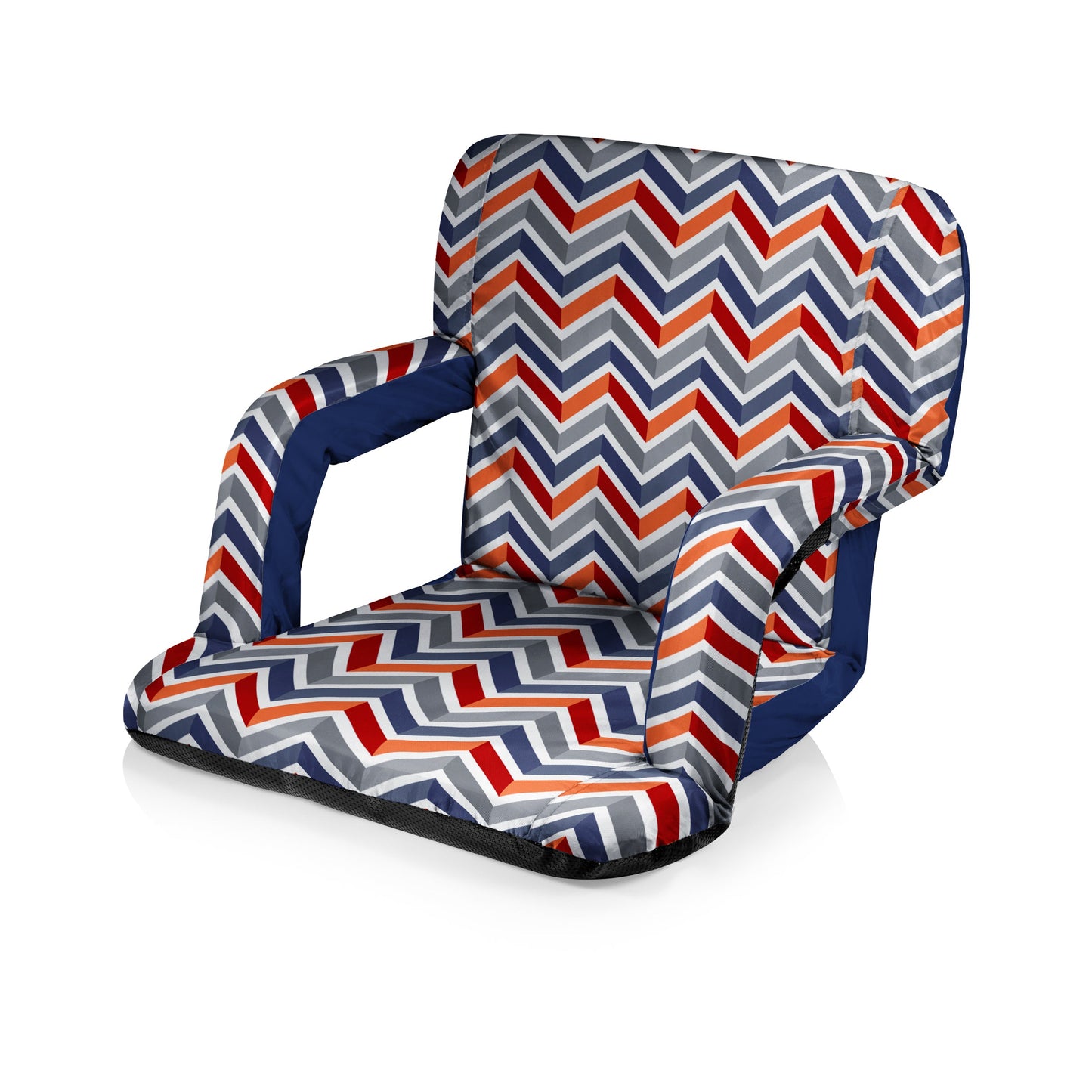 Ventura Portable Reclining Stadium Seat with Pattern