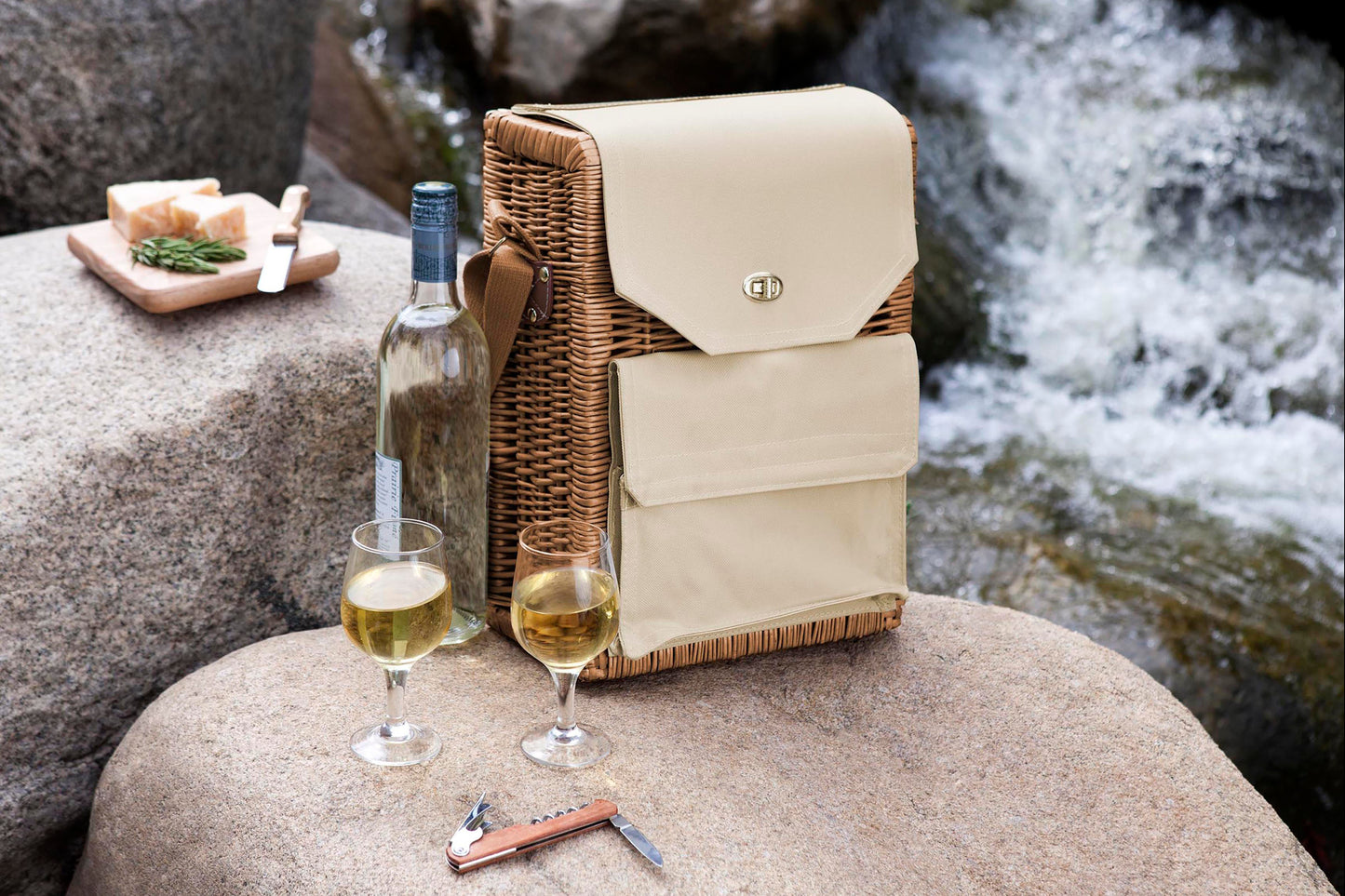 Corsica Wine & Cheese Picnic Basket