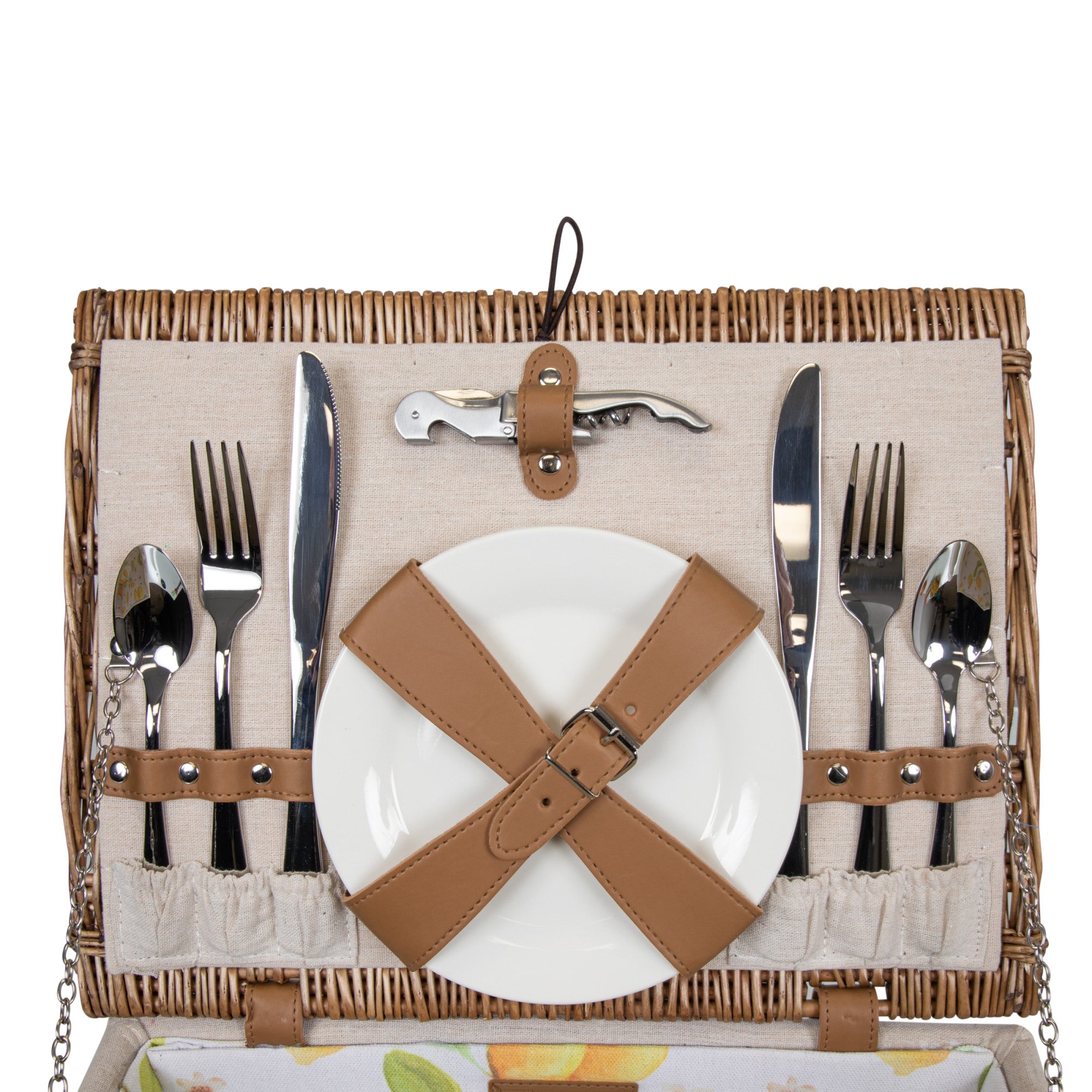 Lemongrove Picnic Basket for 2
