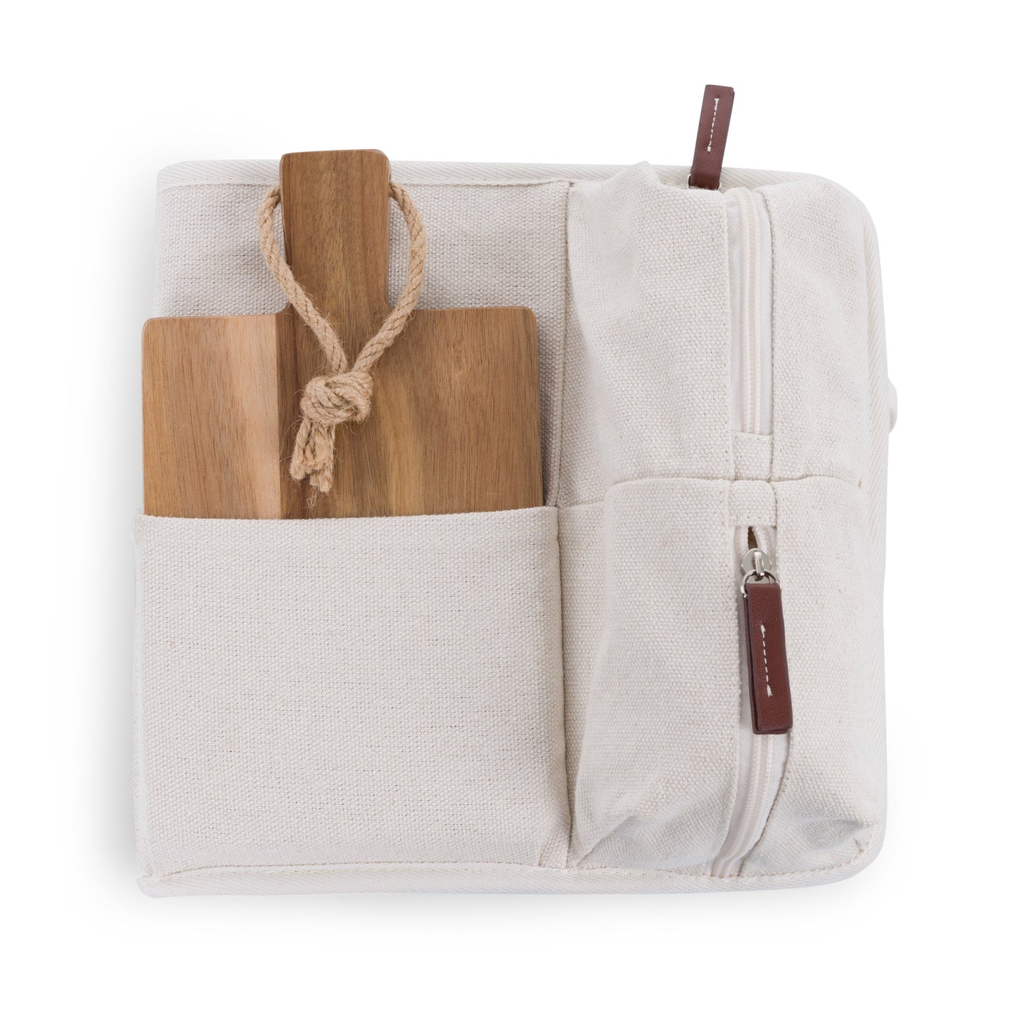 Terrabella Earth Friendly Handwoven Picnic Basket Set for 2