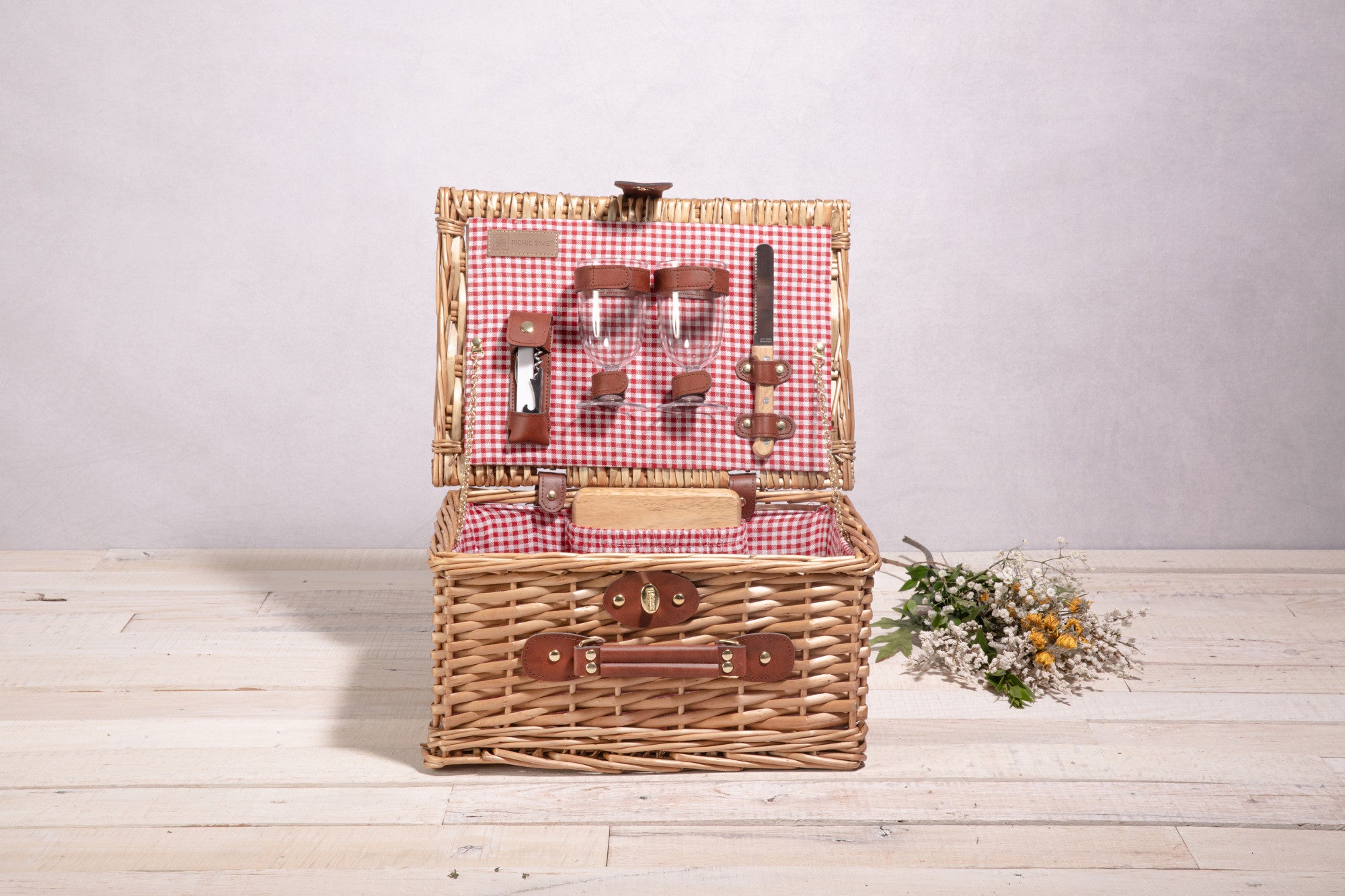 Classic Wine & Cheese Picnic Basket - Thumbnail 5