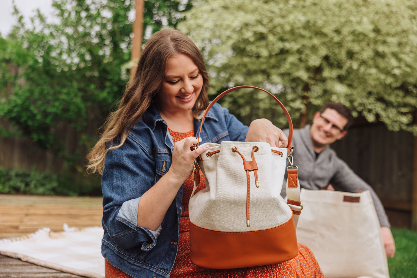 Sirolo Canvas & Leatherette Tote