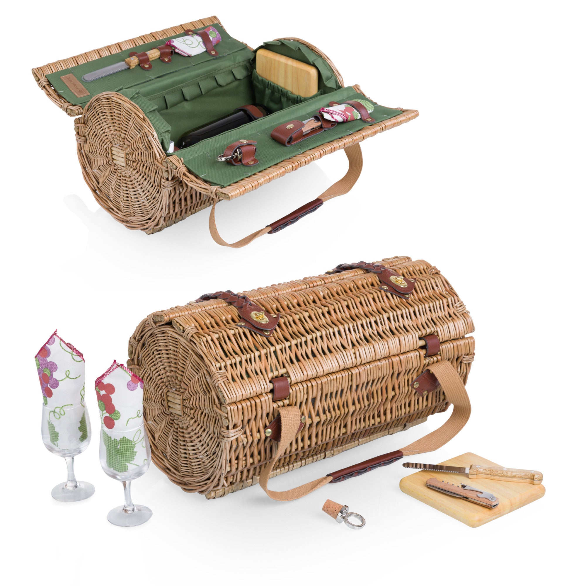 Verona Wine & Cheese Picnic Basket - Thumbnail 4