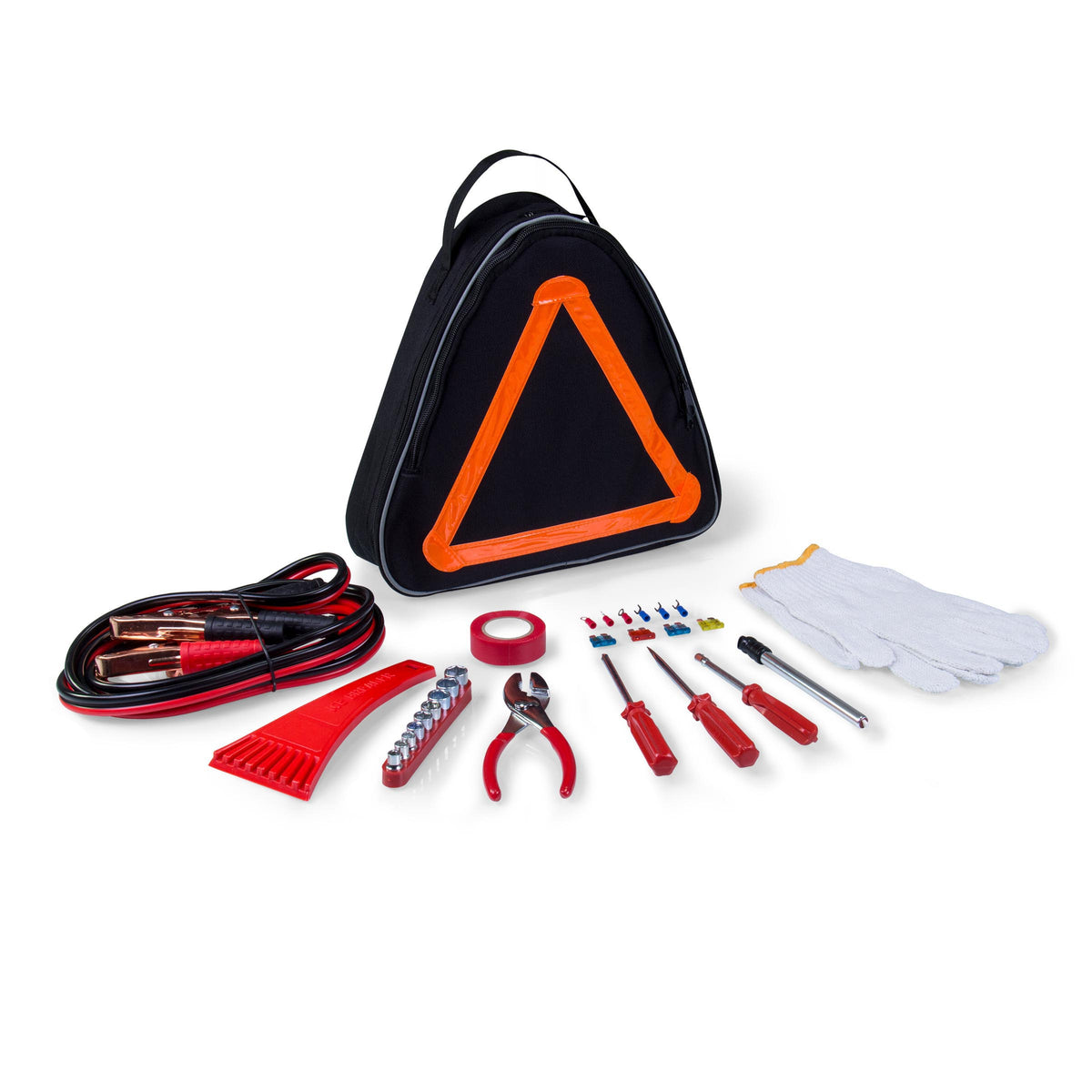 Roadside Emergency Car Kit with Reflective Hazard Tote by Picnic Time
