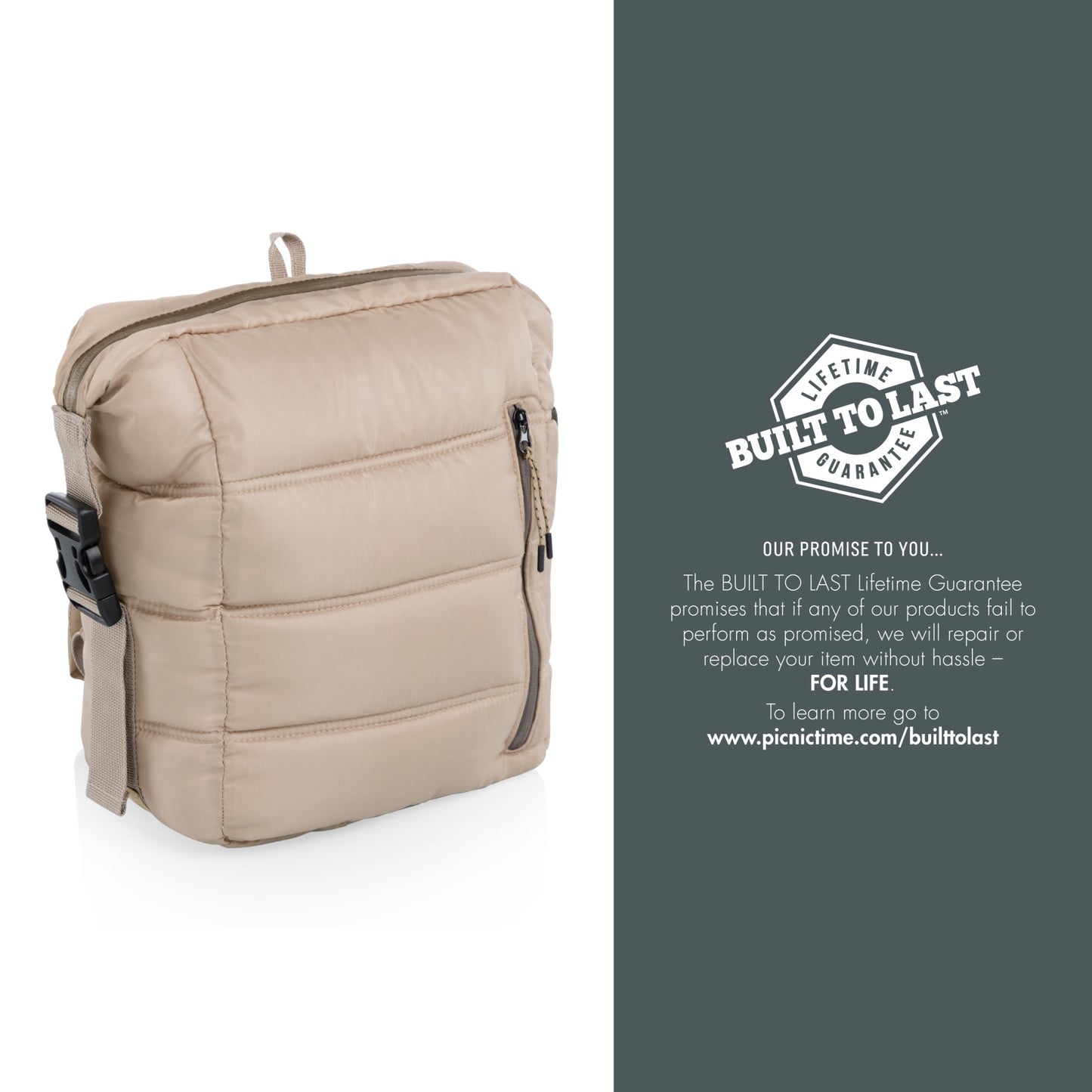 Everyday Quilted Washable Backpack Cooler