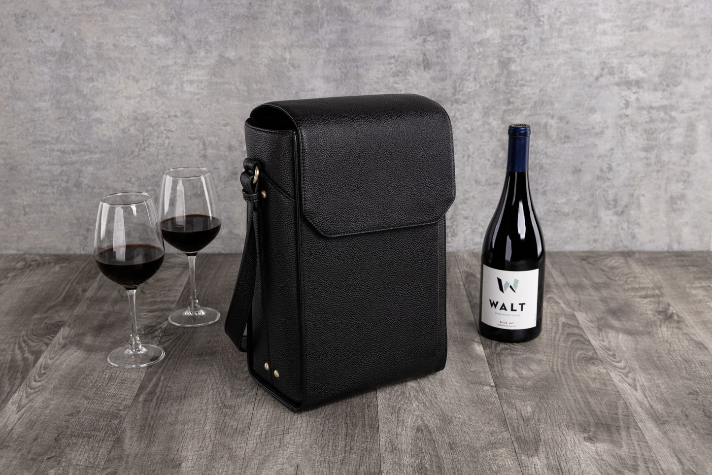 Barossa Two Bottle Leatherette Wine Tote