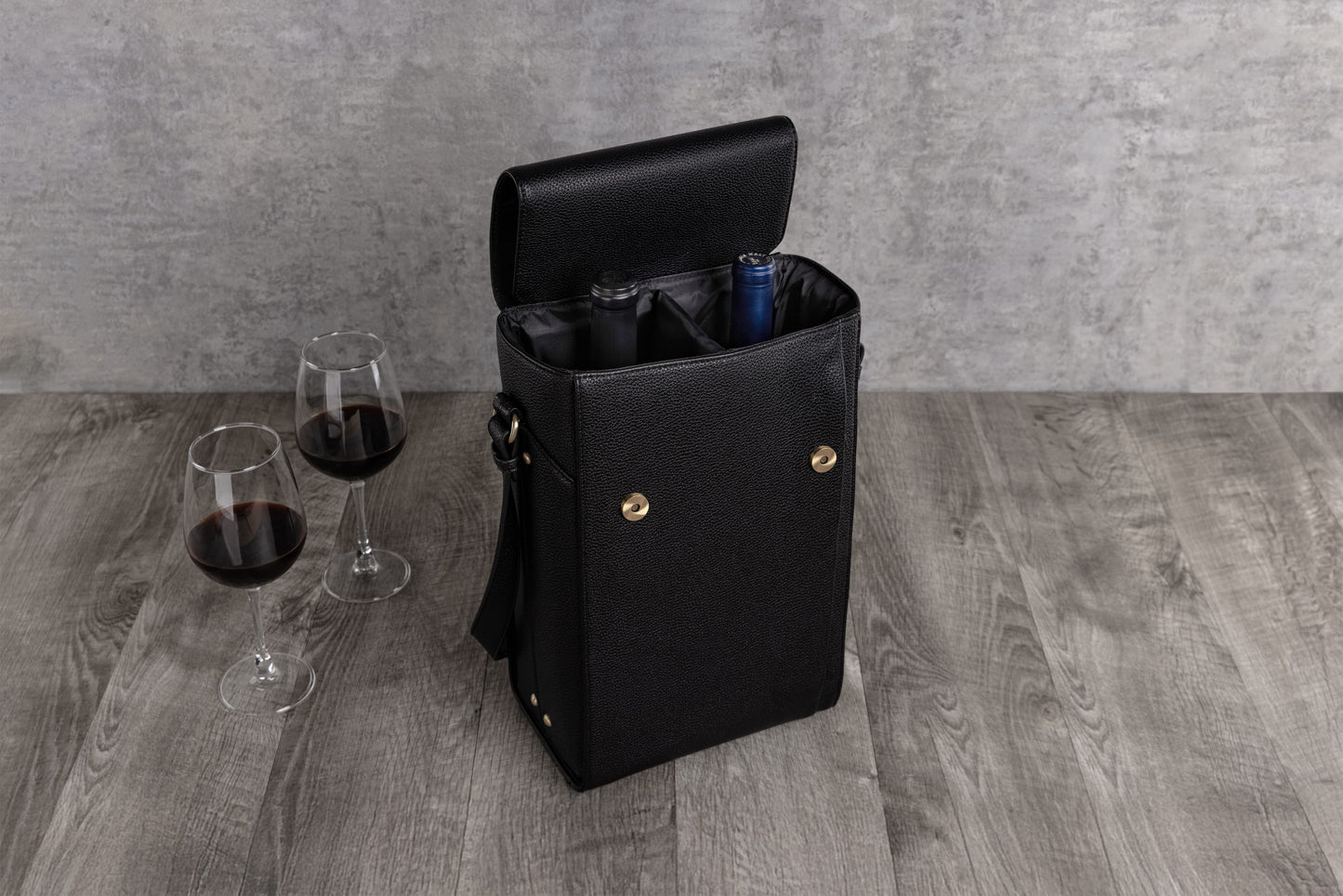 Barossa Two Bottle Leatherette Wine Tote