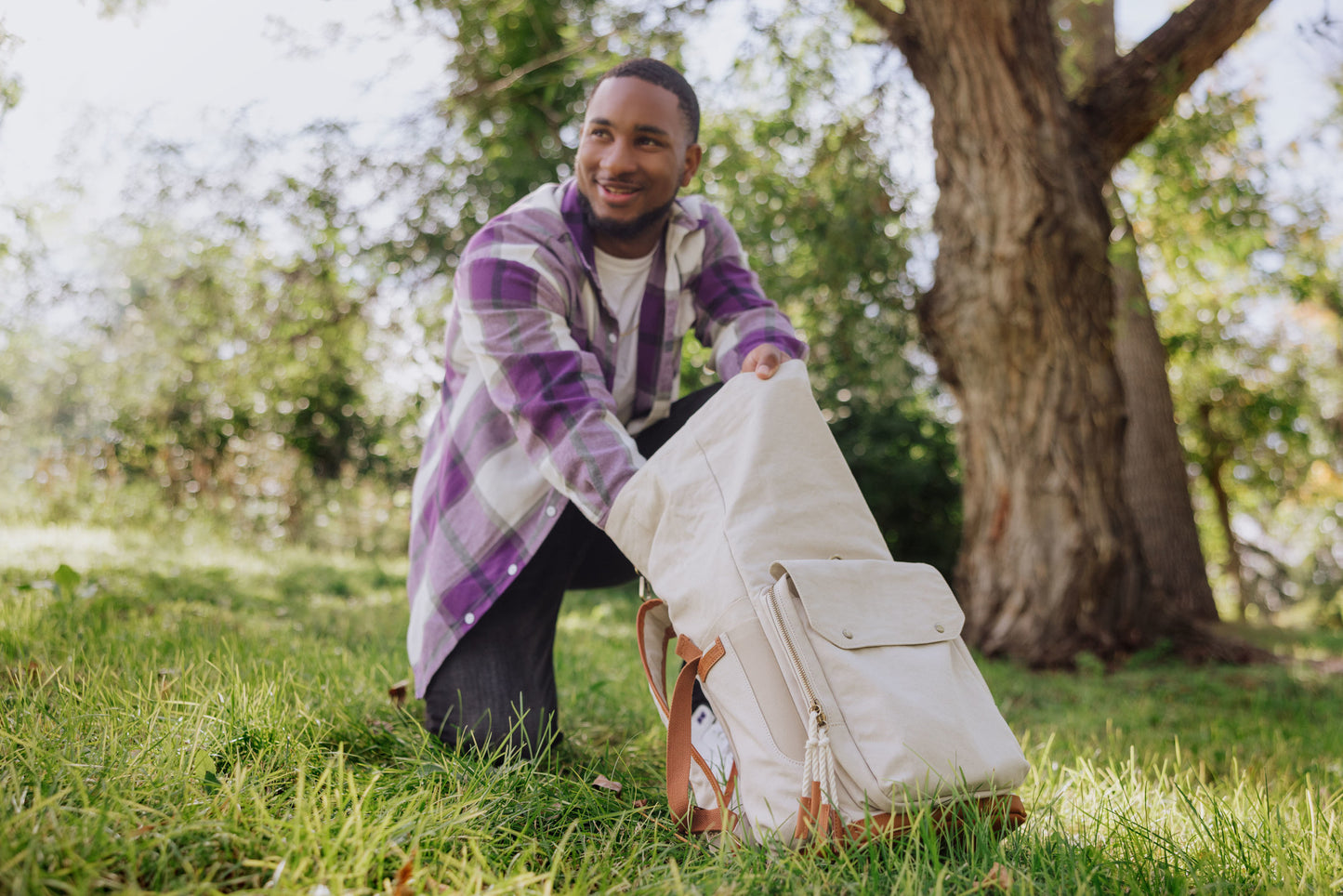 Carmel Roll Top Picnic Backpack Cooler
