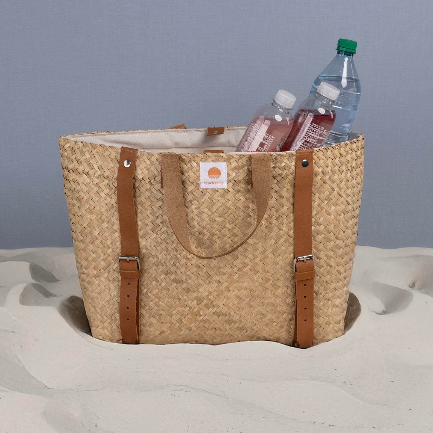 Hermosa Woven Beach Cooler Bag