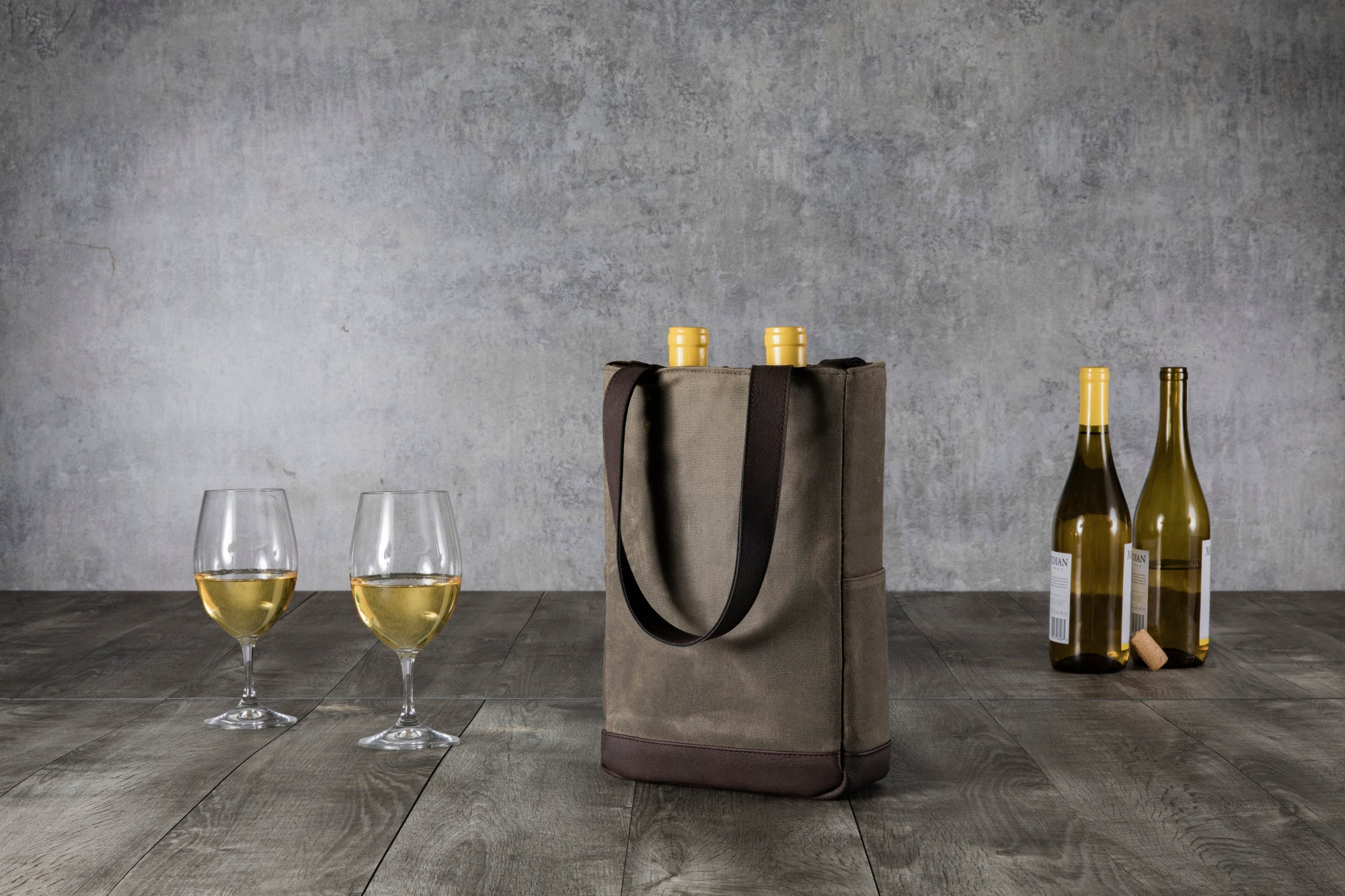 2 Bottle Insulated Wine Cooler Bag - Thumbnail 4
