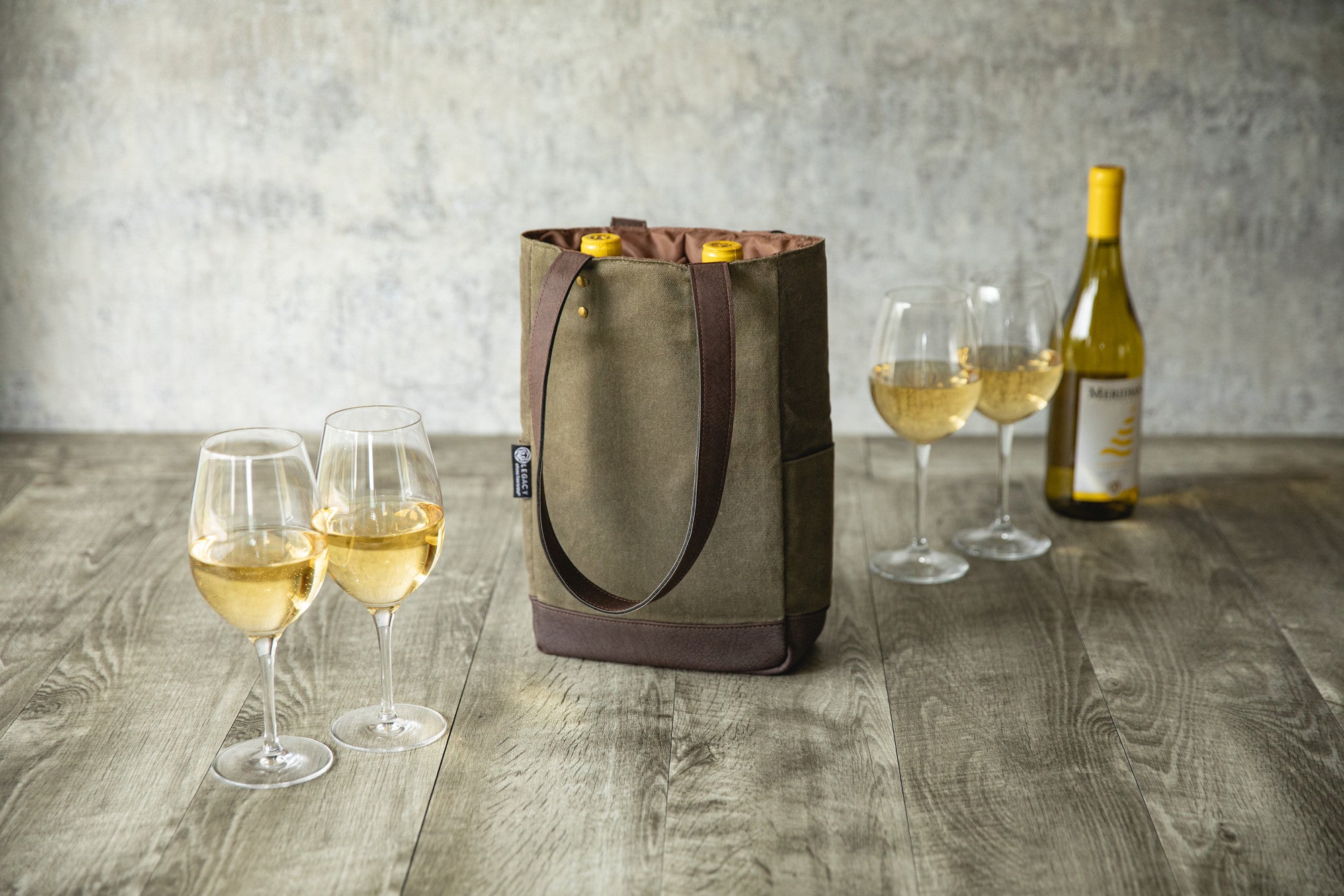 2 Bottle Insulated Wine Cooler Bag - Thumbnail 3