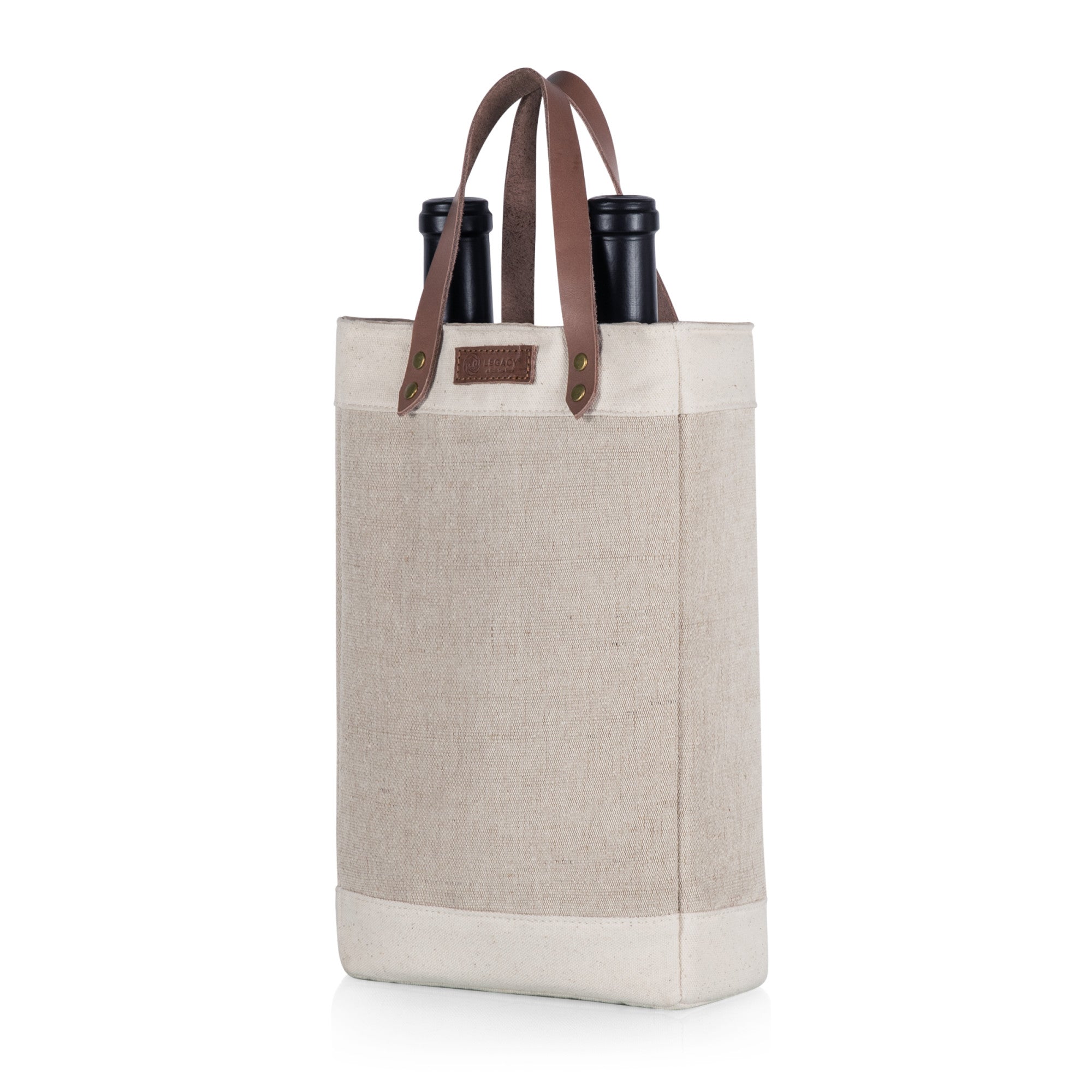Pinot Jute 3 Bottle Insulated Wine Bag