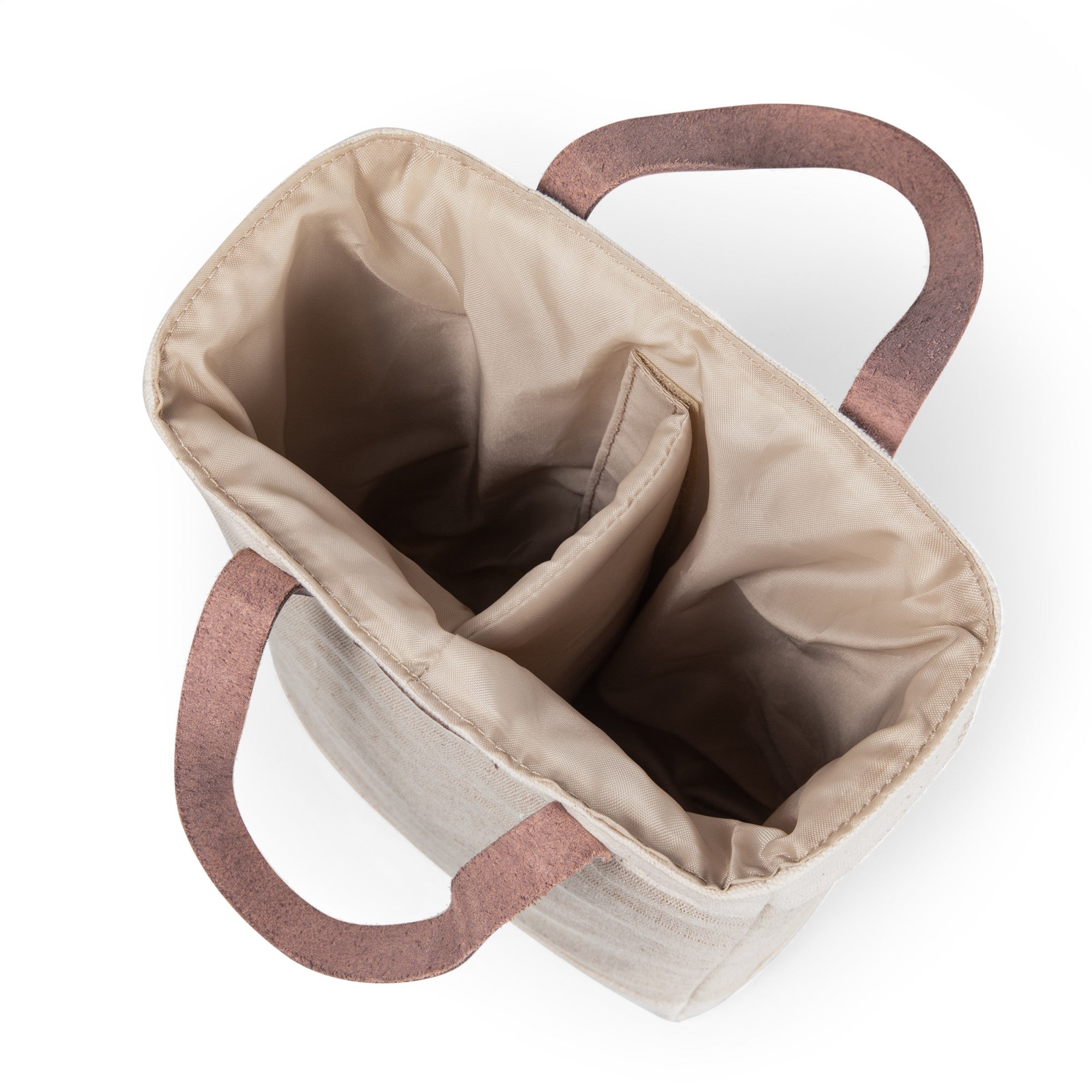 Pinot Jute 3 Bottle Insulated Wine Bag - Thumbnail 2