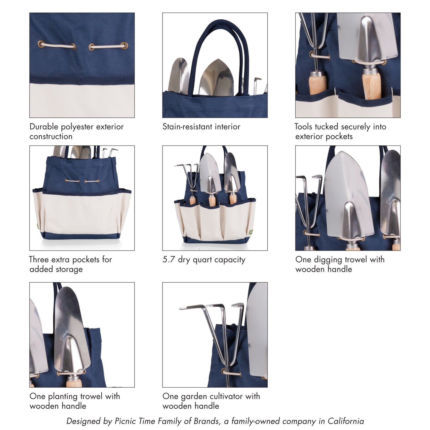 Garden Tote with Tools