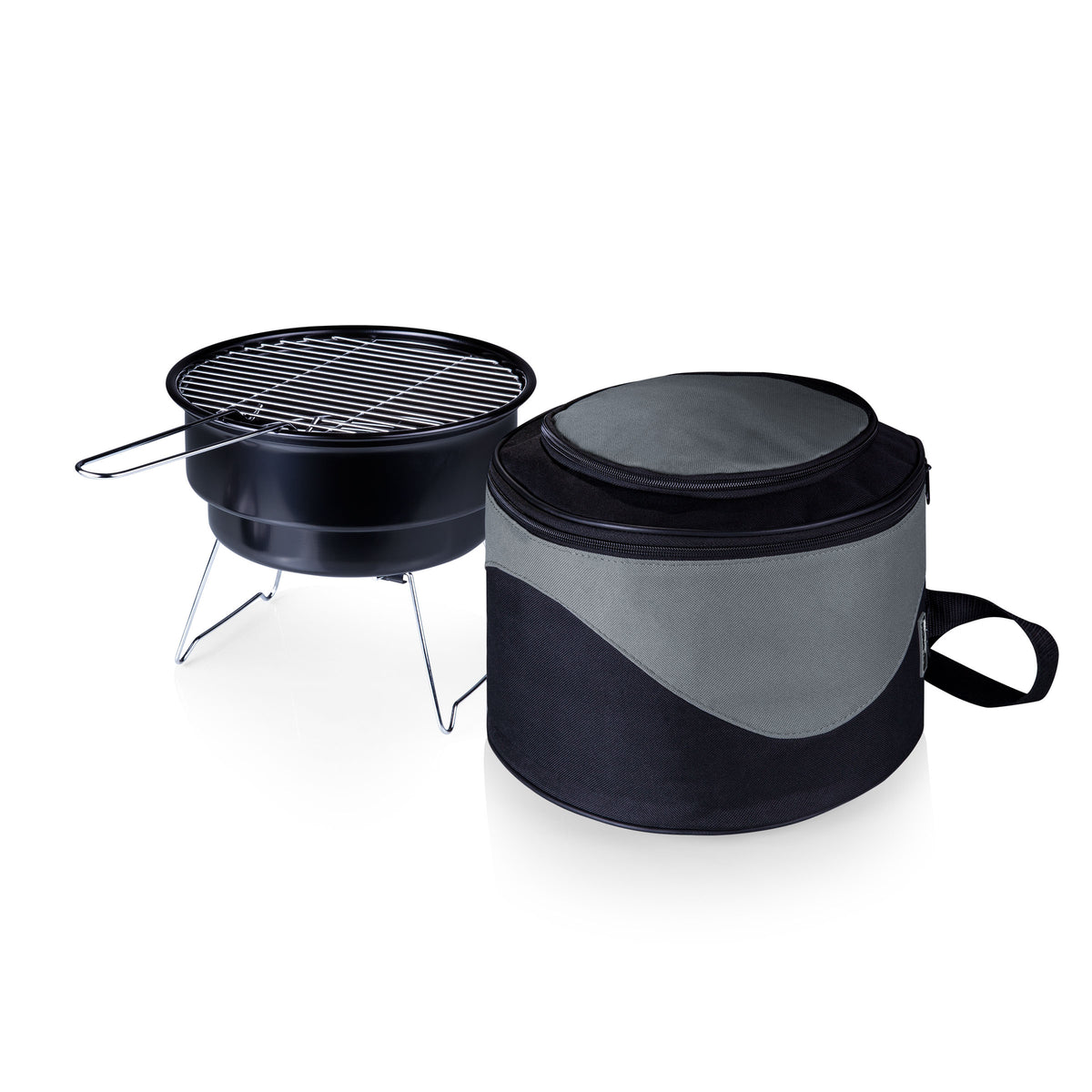 BYOBB Portable Charcoal Grill & Cooler Tote