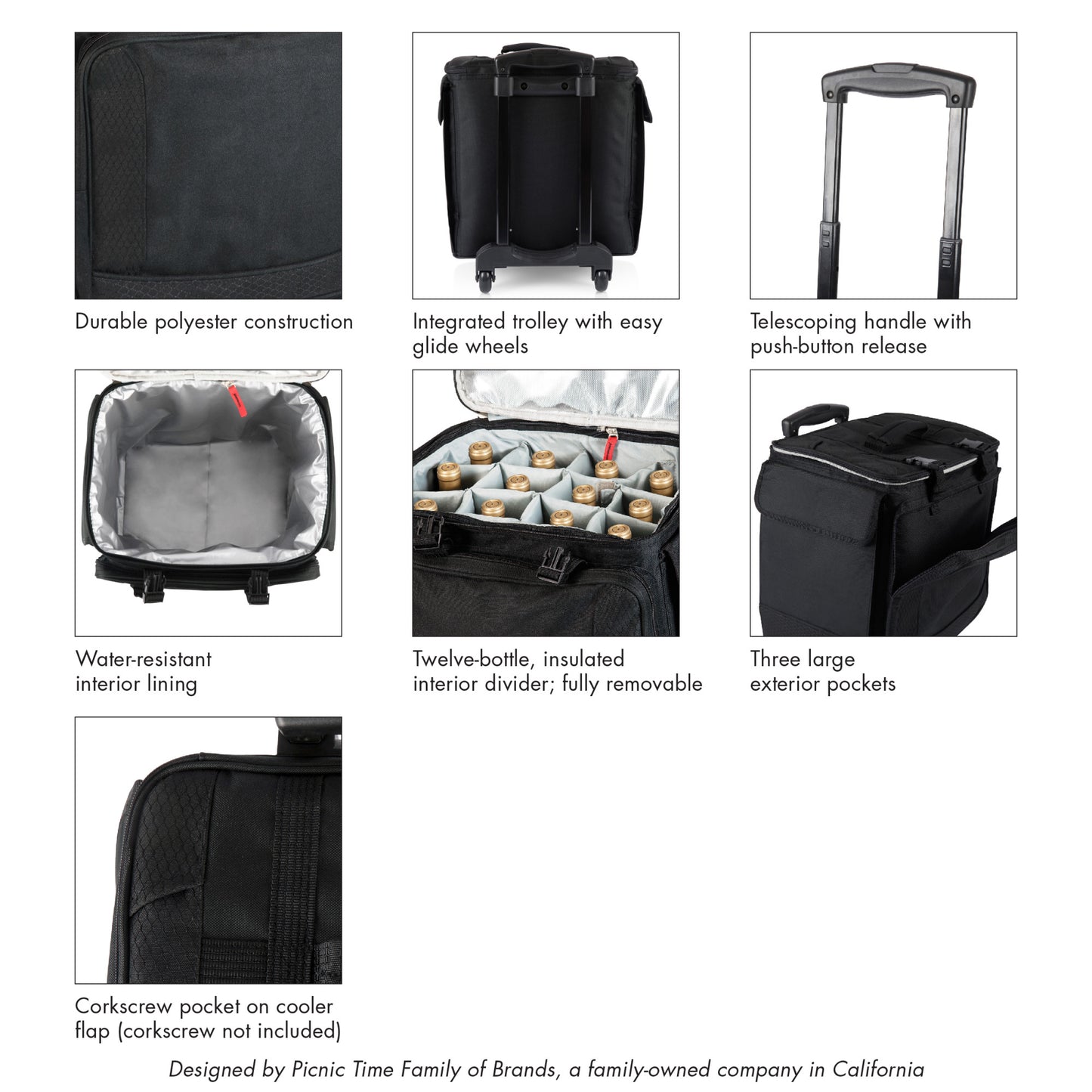 Bodega Rolling Wine Cooler