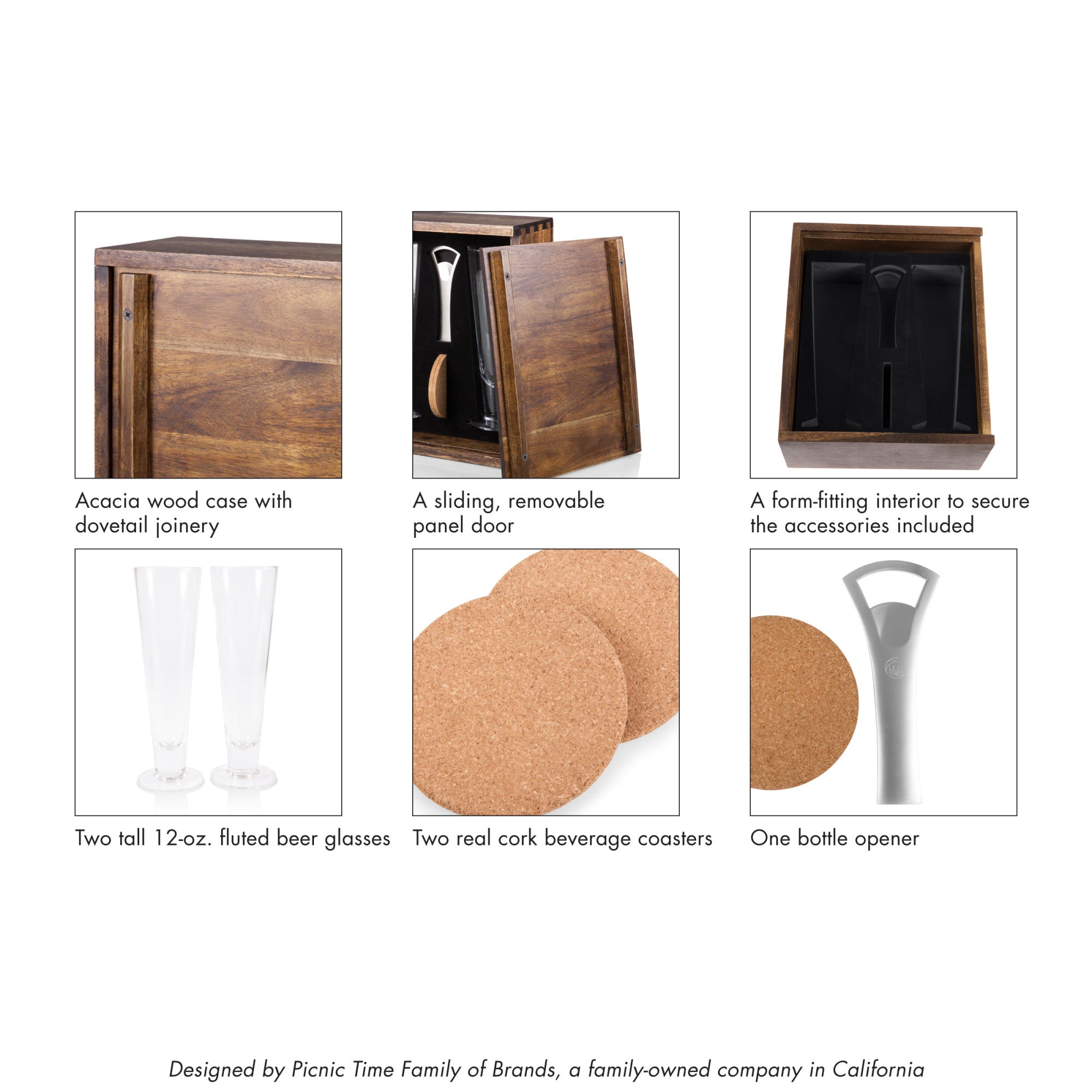 Pilsner Beer Glass Gift Set - Thumbnail 3