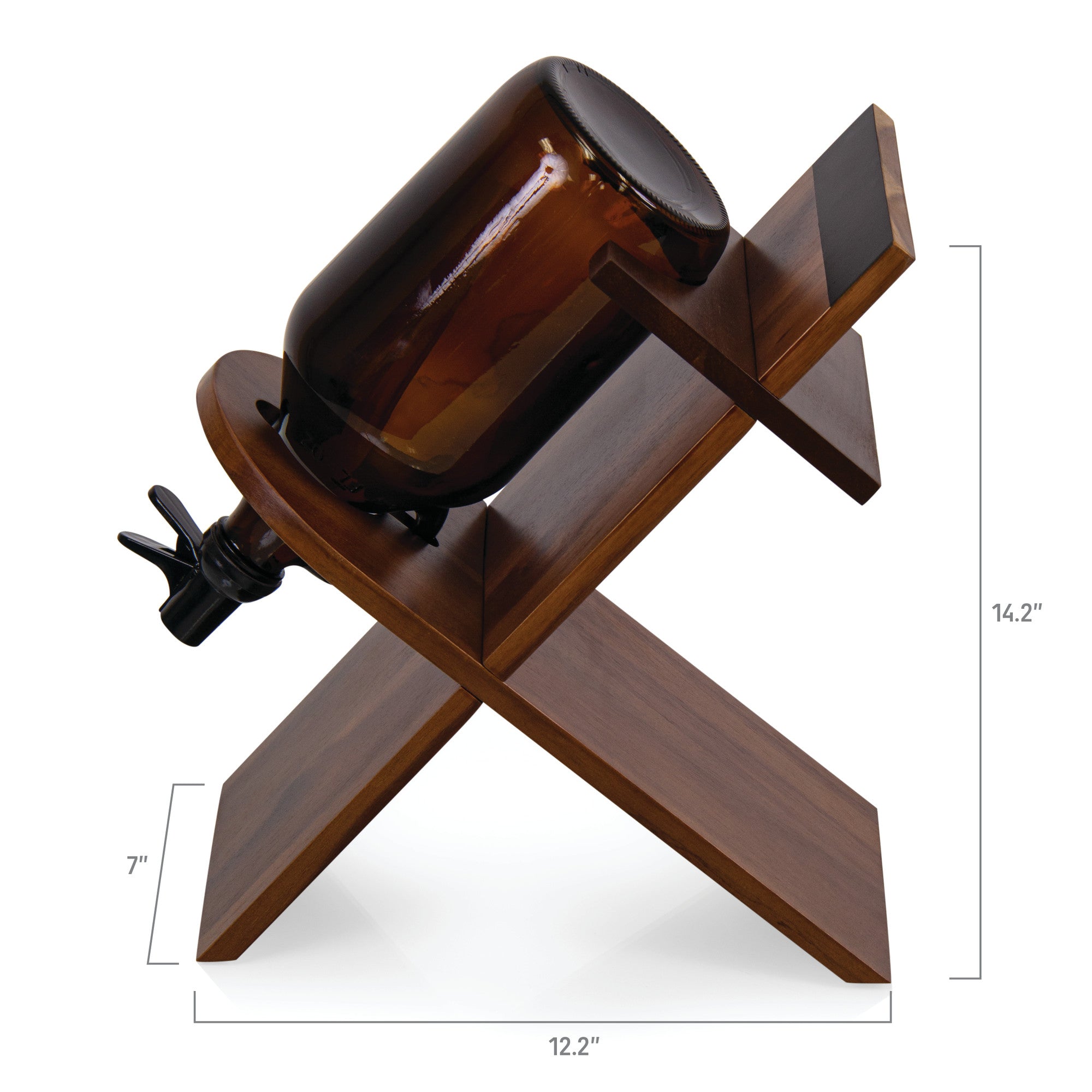 Growler Stand with 64oz Glass Growler - Thumbnail 2