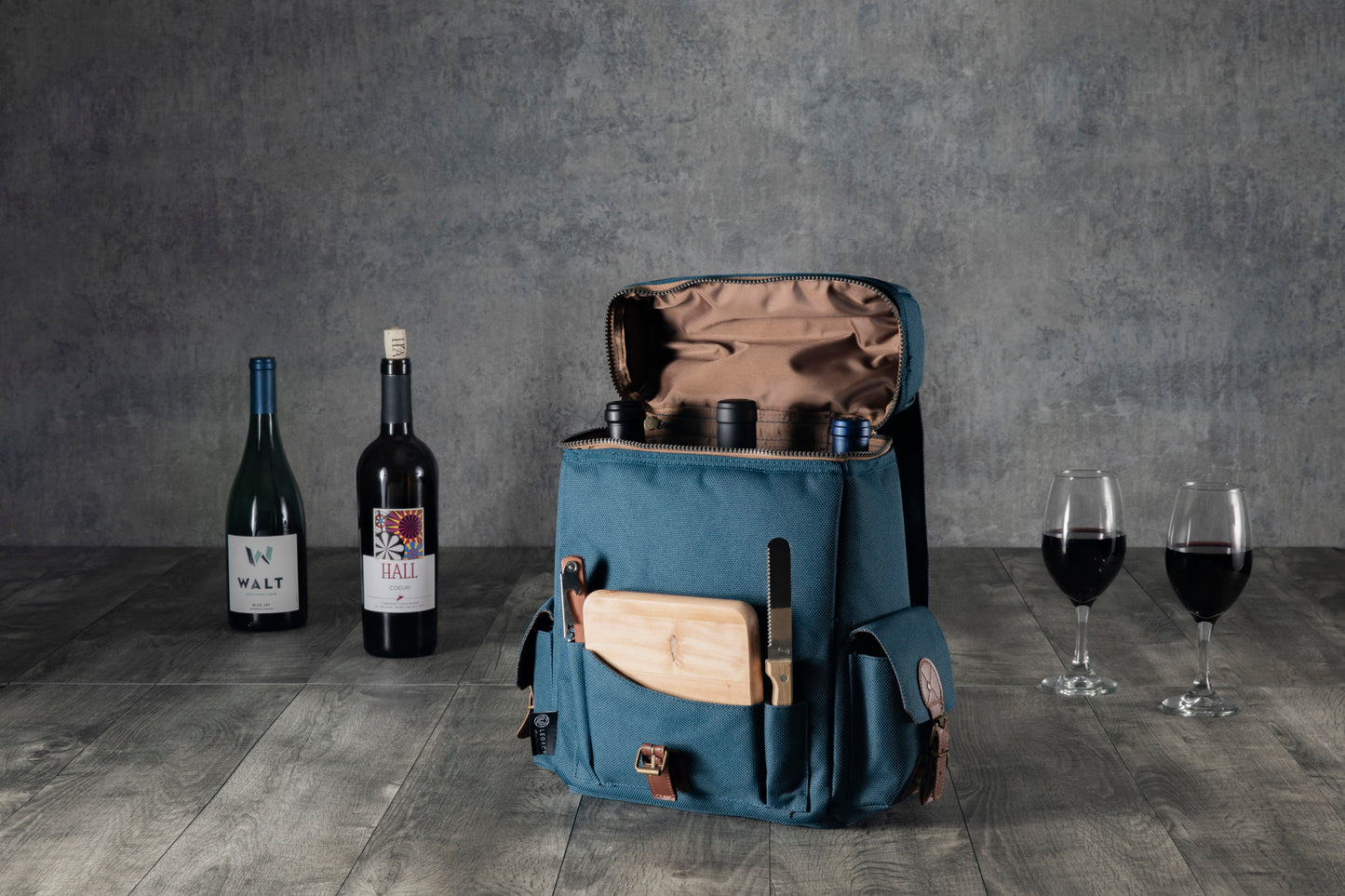 Moreno 3-Bottle Wine & Cheese Tote