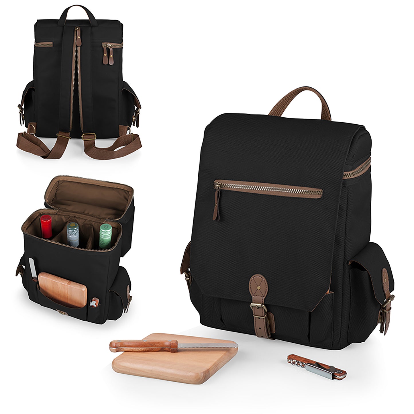 Moreno 3-Bottle Wine & Cheese Tote