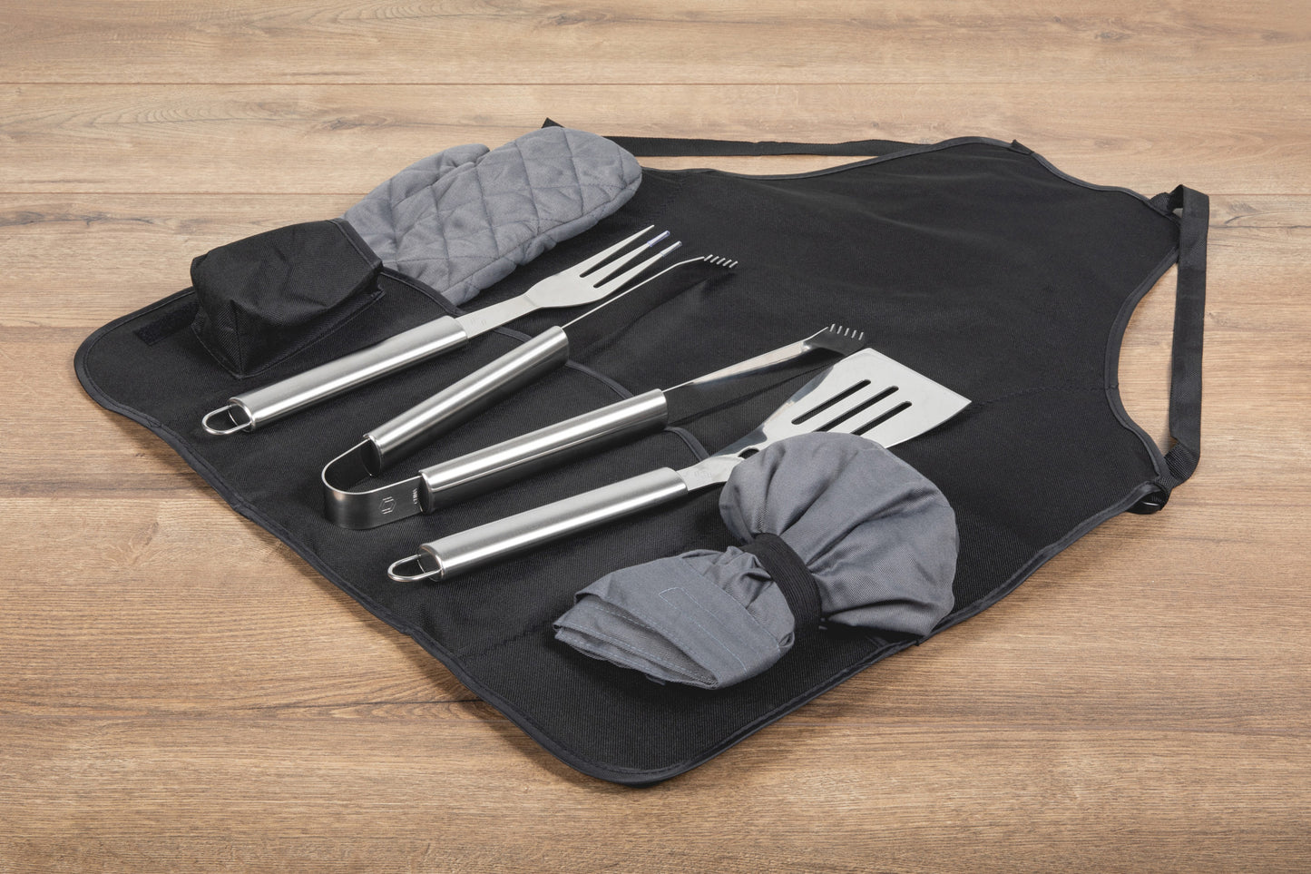 BBQ Apron Tote Pro Grill Set