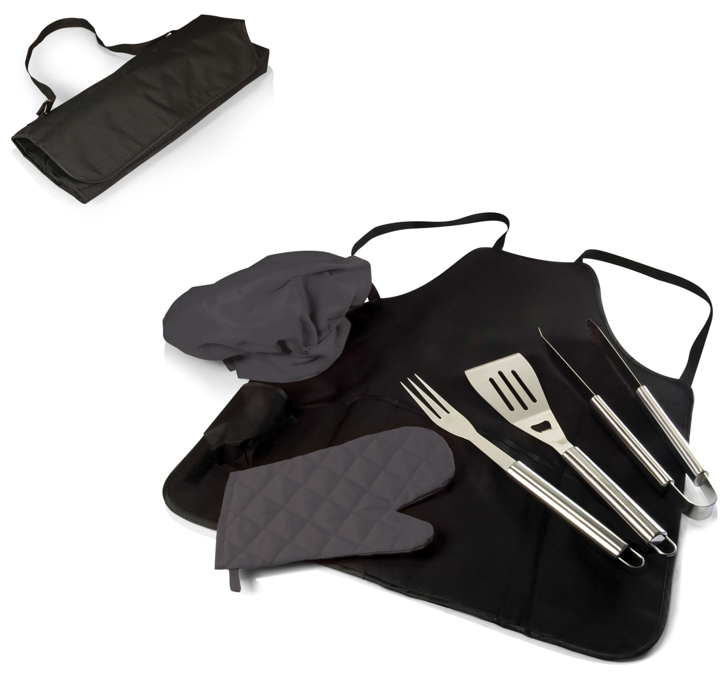 BBQ Apron Tote Pro Grill Set