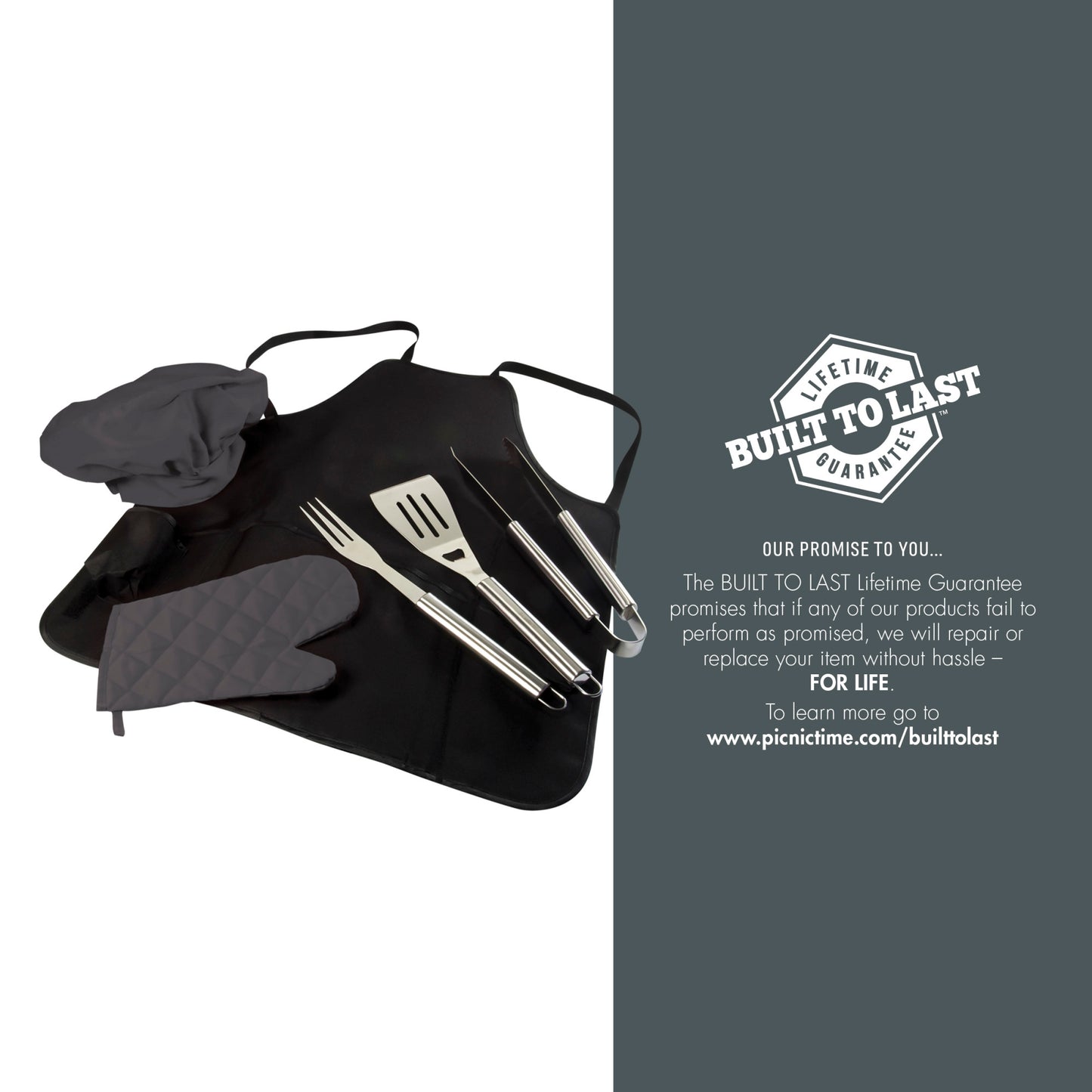 BBQ Apron Tote Pro Grill Set
