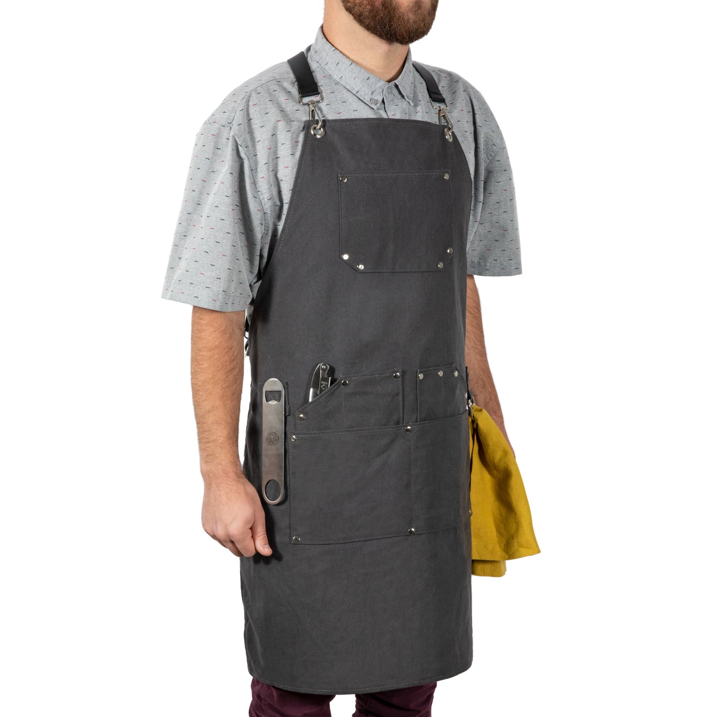 Collins Waxed Canvas Mixologist Apron