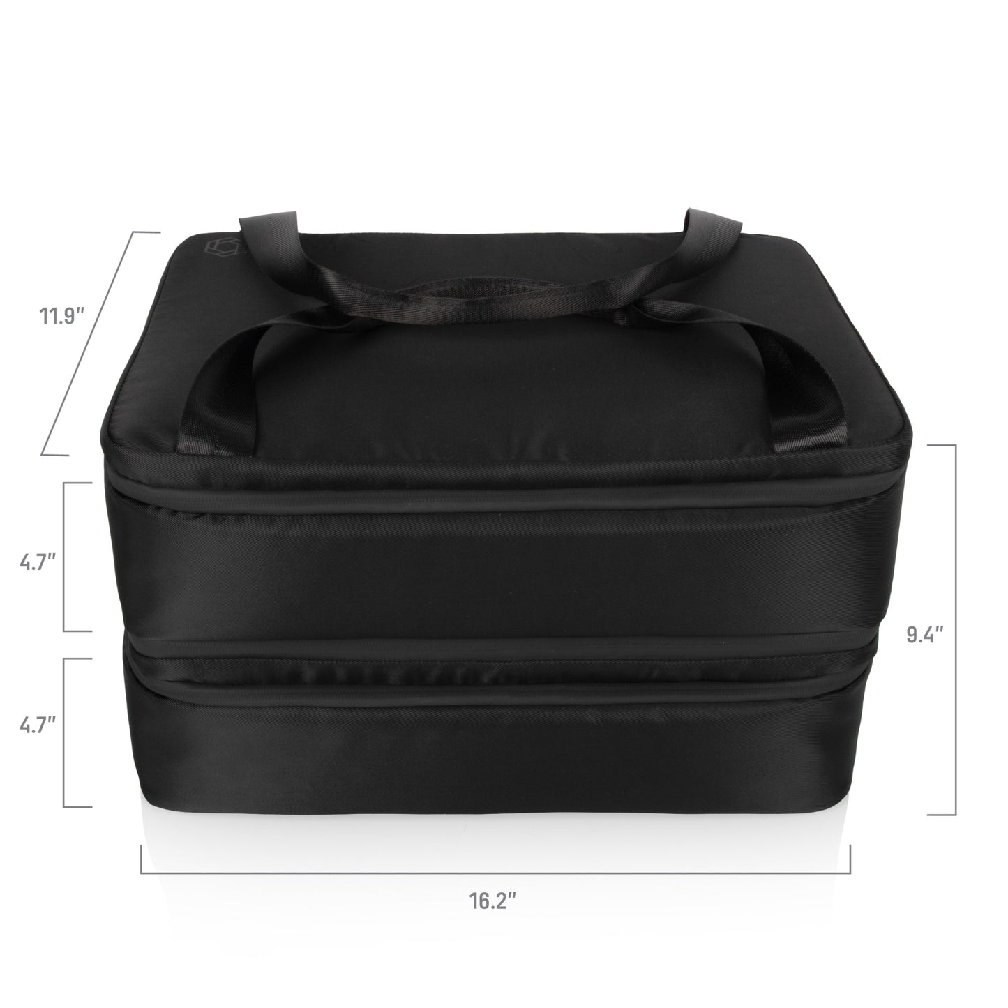 Double Decker Insulated Casserole Tote Made from Recycled Bottles
