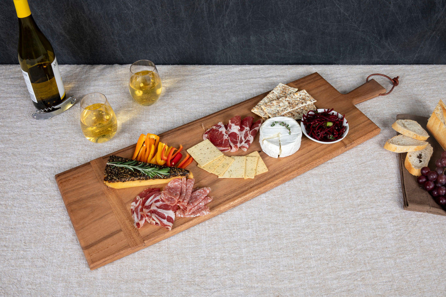 Madera Rectangular Long Charcuterie Board - 29" x 9"