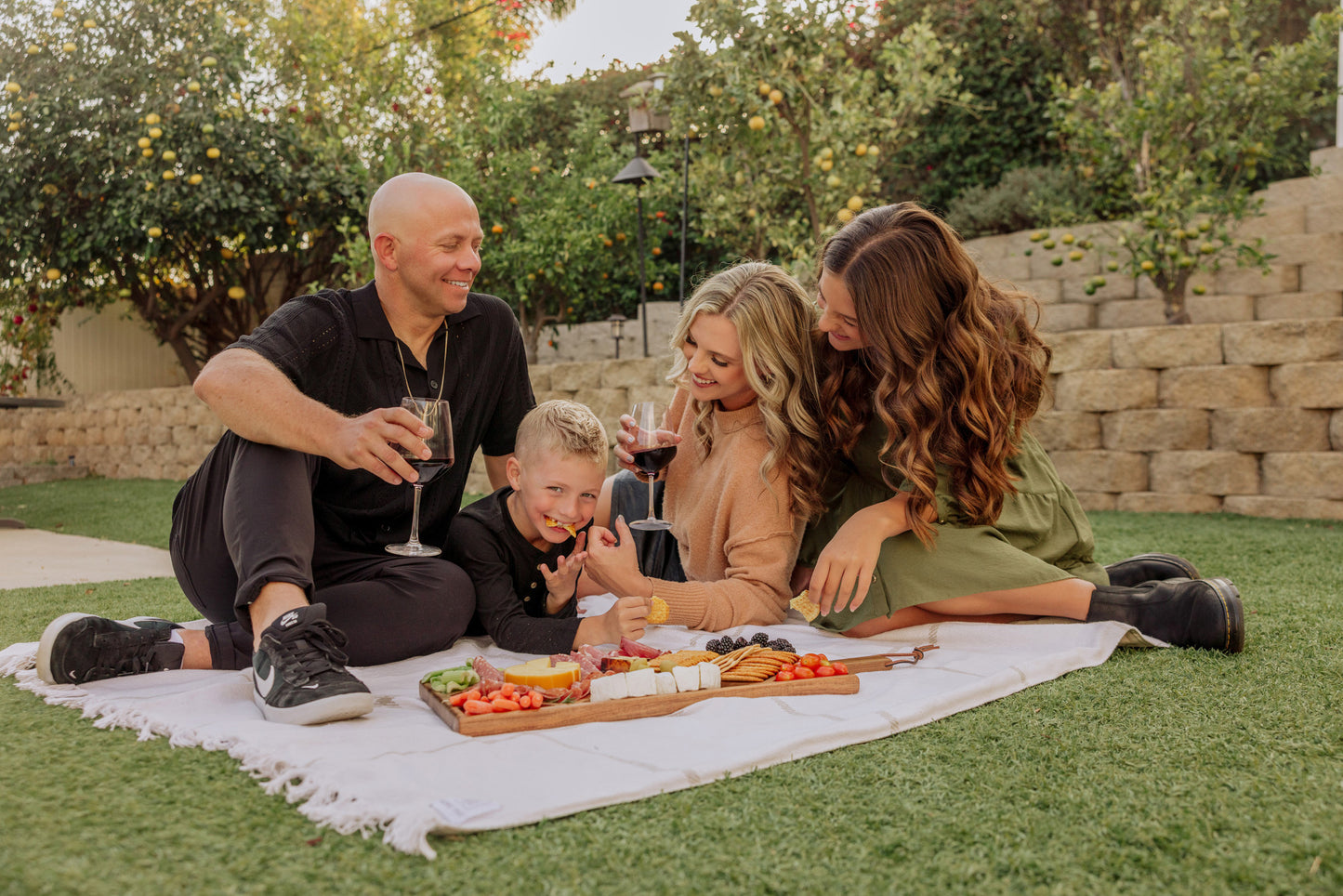 Acacia Grazing Charcuterie Sectioned Serving Board