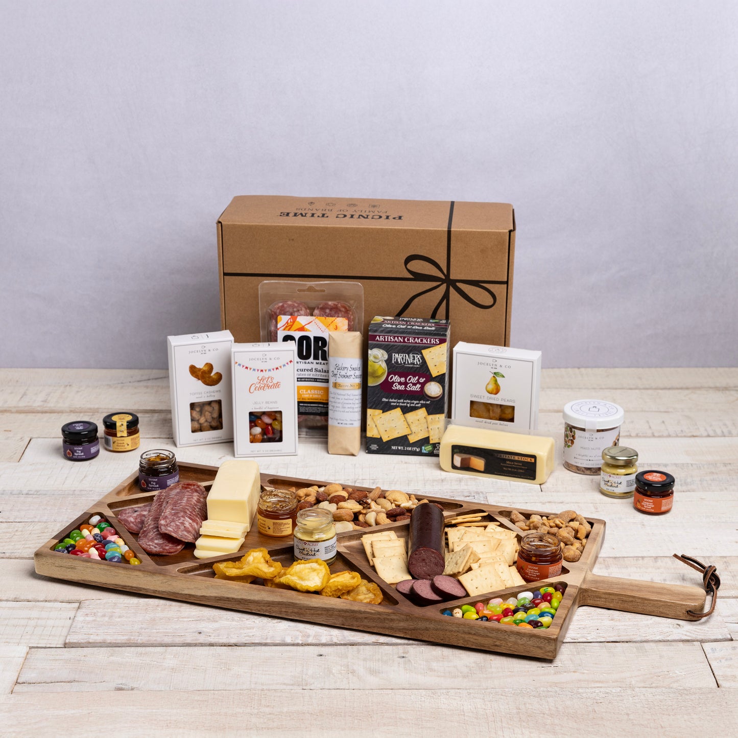 Grazing Board with Gourmet Gift Pack