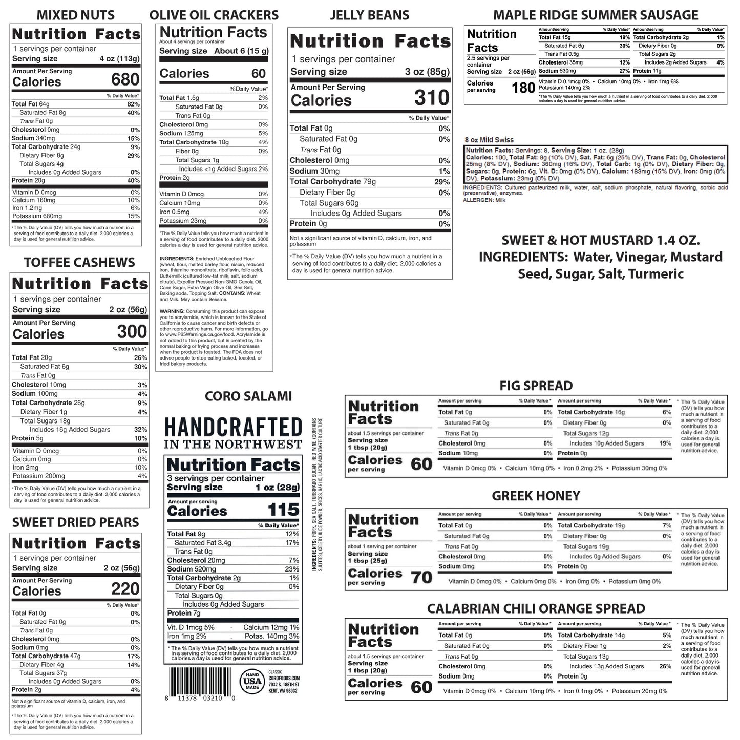 Grazing Board with Gourmet Gift Pack