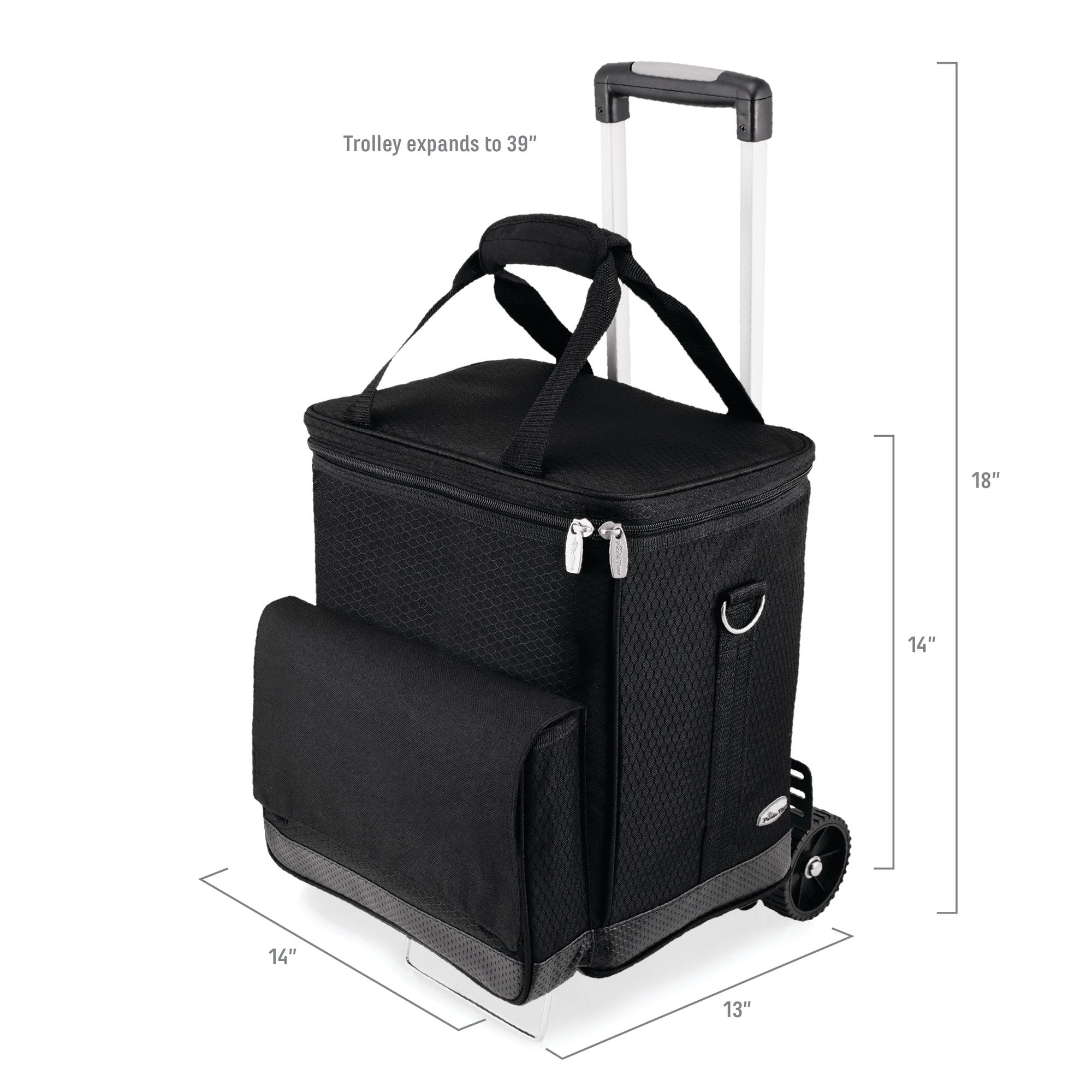 Cellar 6-Bottle Wine Carrier & Cooler Tote with Trolley - Thumbnail 4