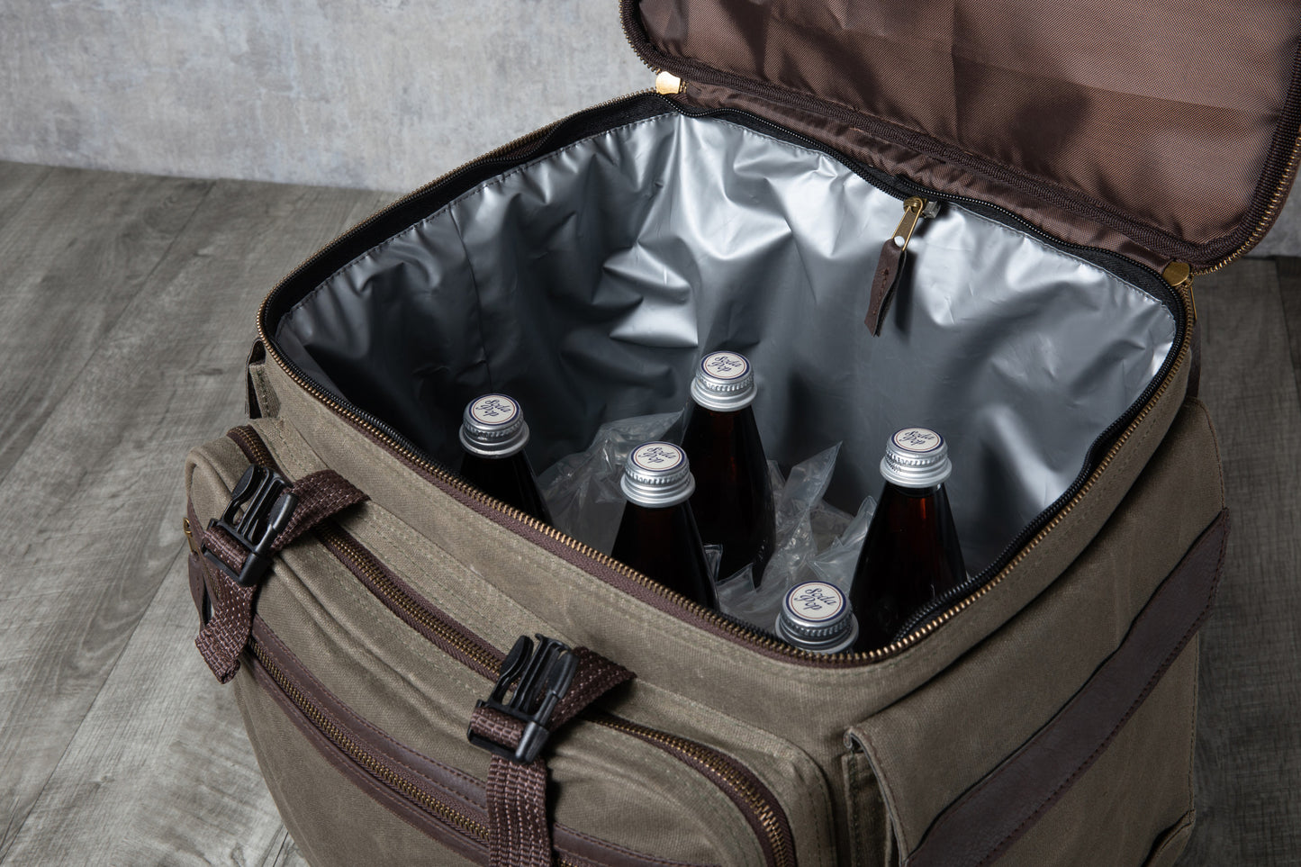 Somm 12 Bottle Insulated Wine Bag with Rolling Cart