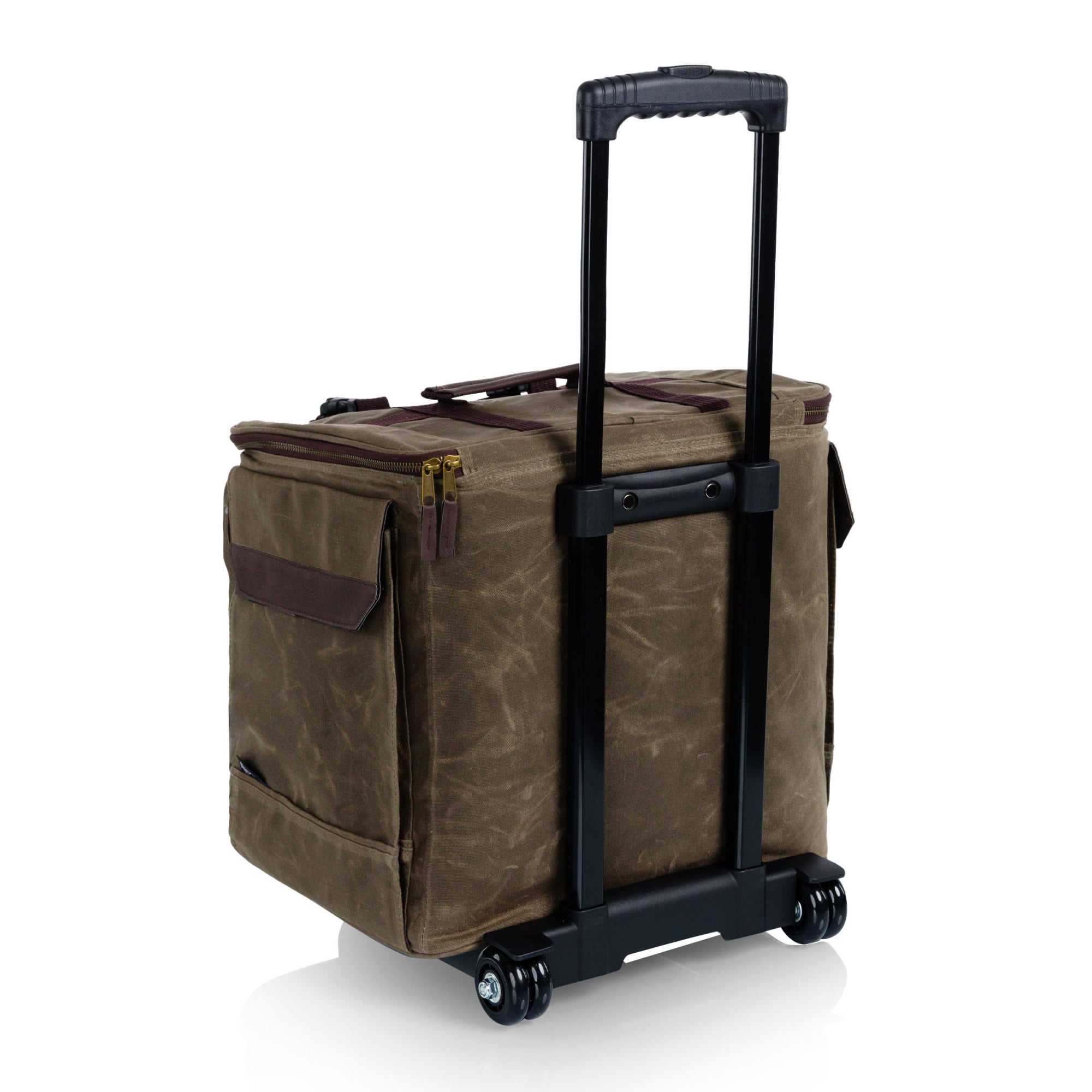 Somm 12 Bottle Insulated Wine Bag with Rolling Cart - Thumbnail 5