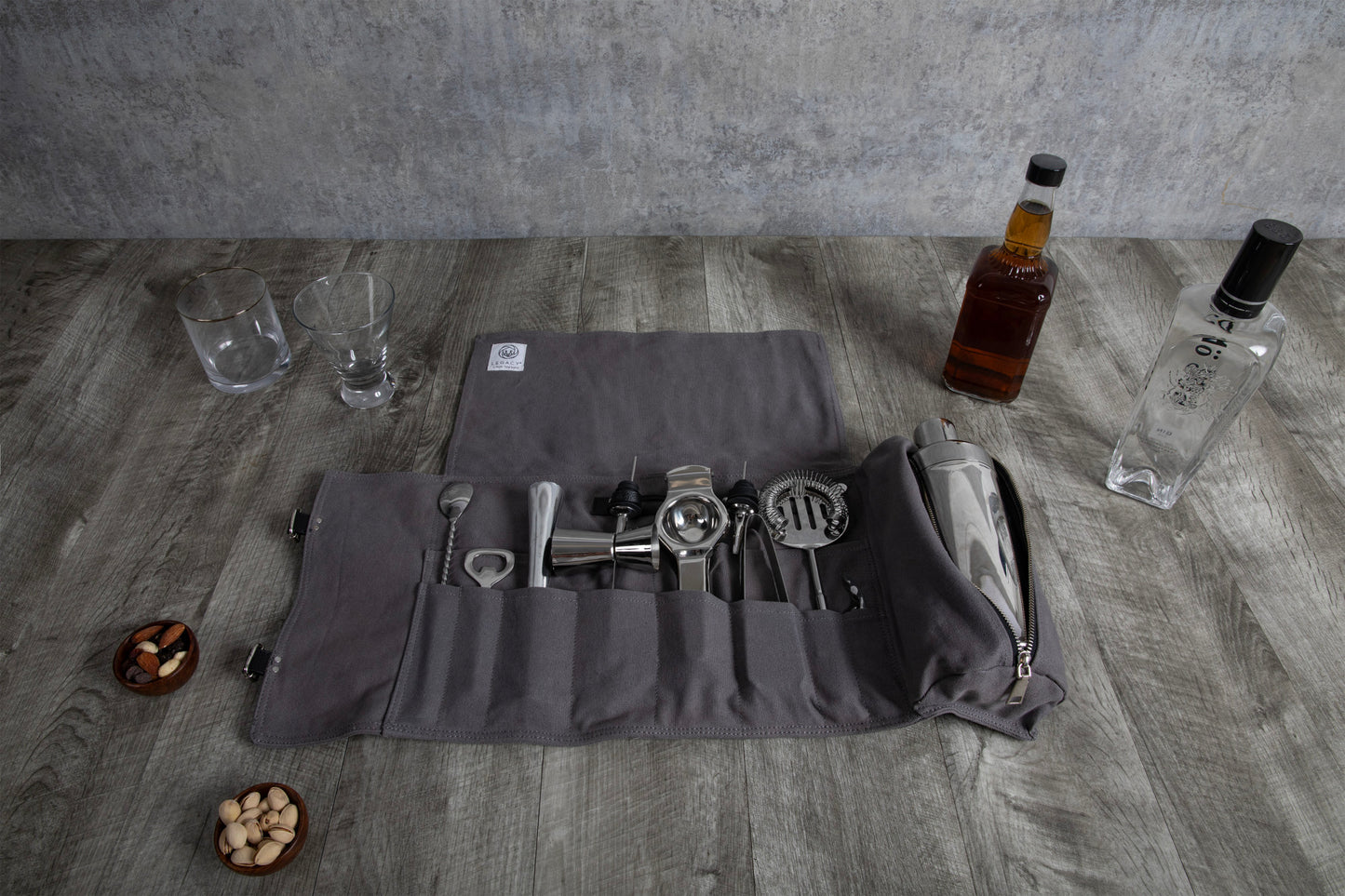 Barkeep Bar Tool Roll Up Kit
